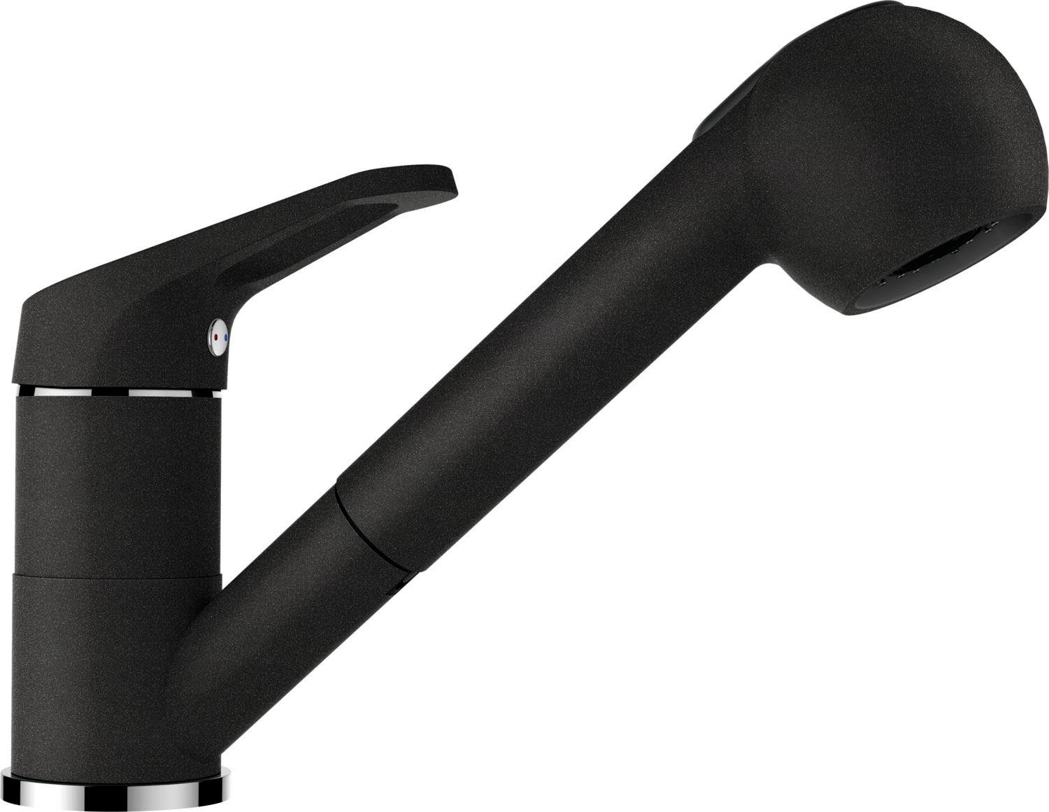Schock Küchenarmatur Armatur Cosmos SB ausziehbarer Auslauf, Strahl-Brausefunktion
