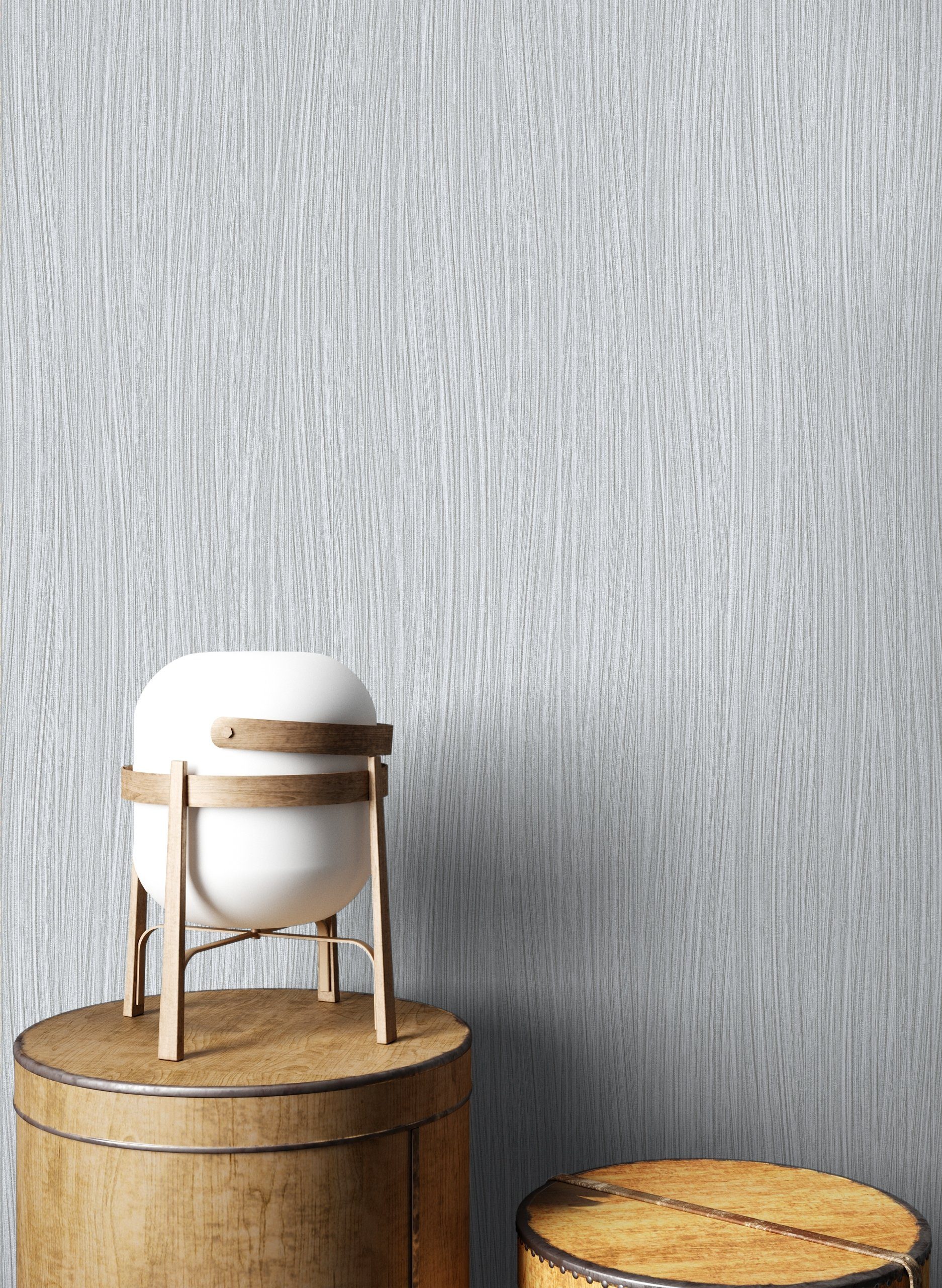 Newroom Vliestapete, Silber Tapete Glamour Glänzend günstig online kaufen