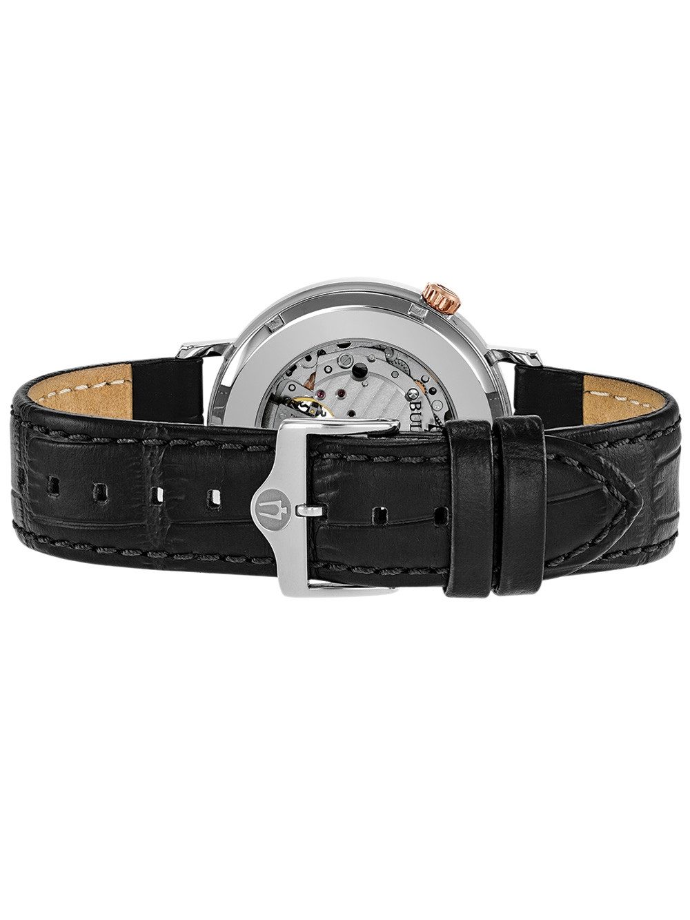 Bulova Automatikuhr Bulova 98A187 Klassik Automatik Herrenuhr 41mm 3ATM Bulova 98A187 Klassik Automatik Herrenuhr 41mm 3ATM
