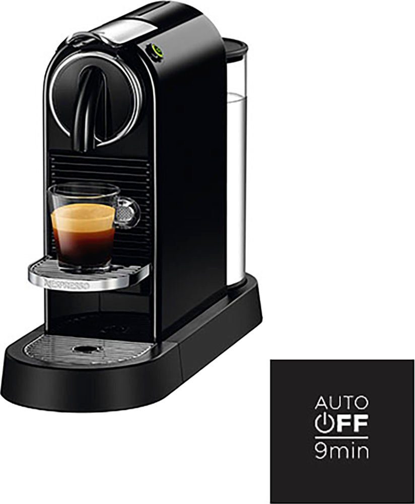 7 Nespresso 167.B von Kapselmaschine mit Willkommenspaket Kapseln Black, inkl. CITIZ EN DeLonghi,