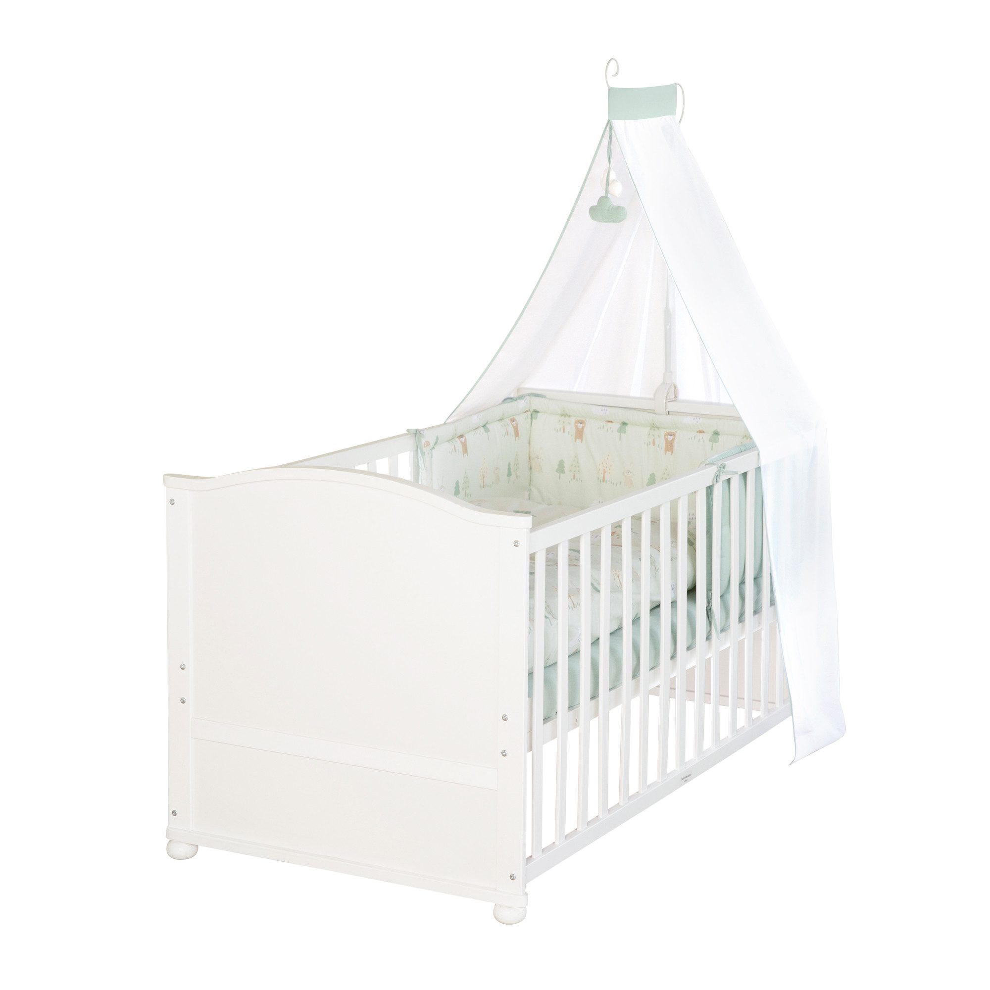 Komplettbett Woodland Buddies - umbaubares Babybett, Textilausstattung, Baby & Kind