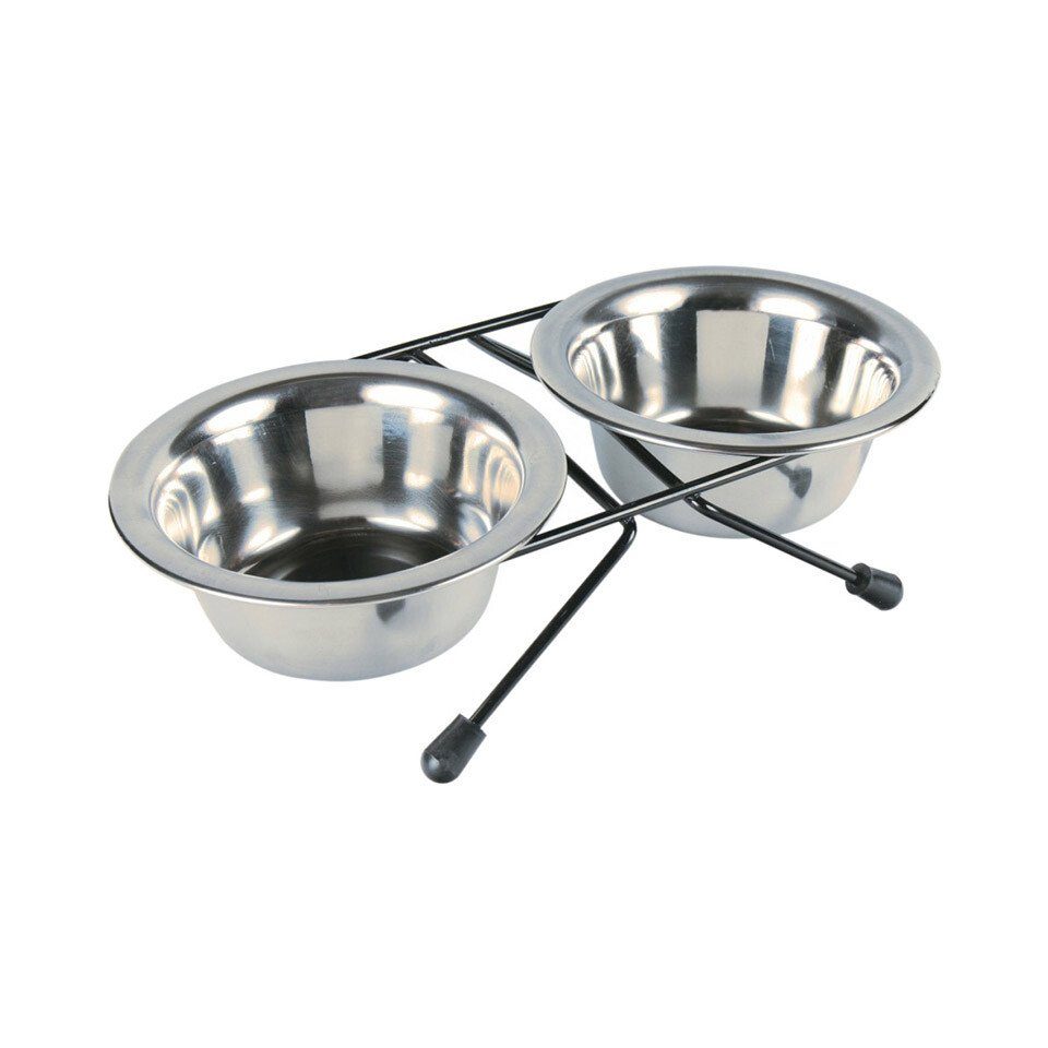 Napf-Set Eat on Feet Stainless Steel Bowl Set