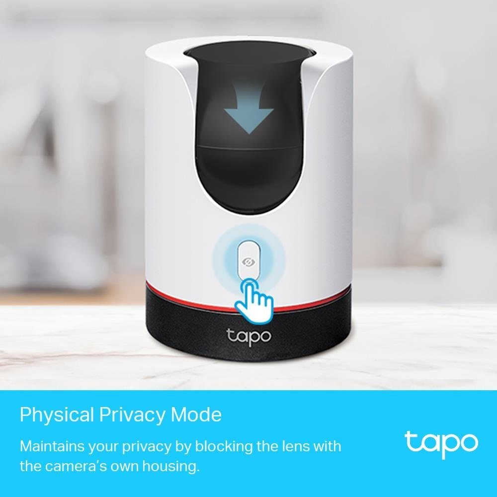 tp-link Überwachungskamera Tapo C225 Wi-Fi Sicherheitskamera (schwenk- und neigbar 2K QHD mit KI-Erkennung für Innen)
