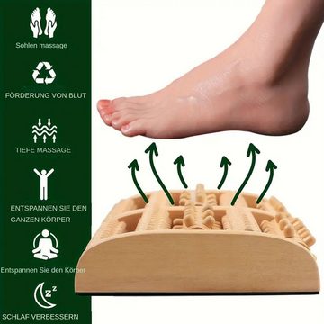 yozhiqu Shiatsu-Fußmassagegerät 1 Stück Fußmassageroller-Fußroller zur Linderung von Plantarfasziitis, 1-tlg., Fußschmerzlinderungsmassage, Neuropathie, Fersenspornschmerzen
