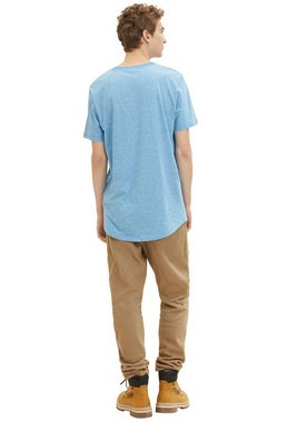 TOM TAILOR Denim T-Shirt mit dezentem Streifenmuster