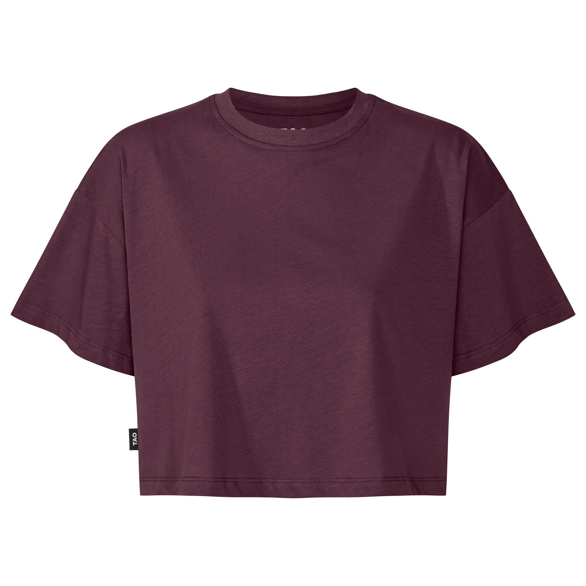 TAO Yoga & Relax Shirt FLEXY Shortcutted T-Shirt Oversized Optimal für Yoga, Pilates, Fitness und Freizeit