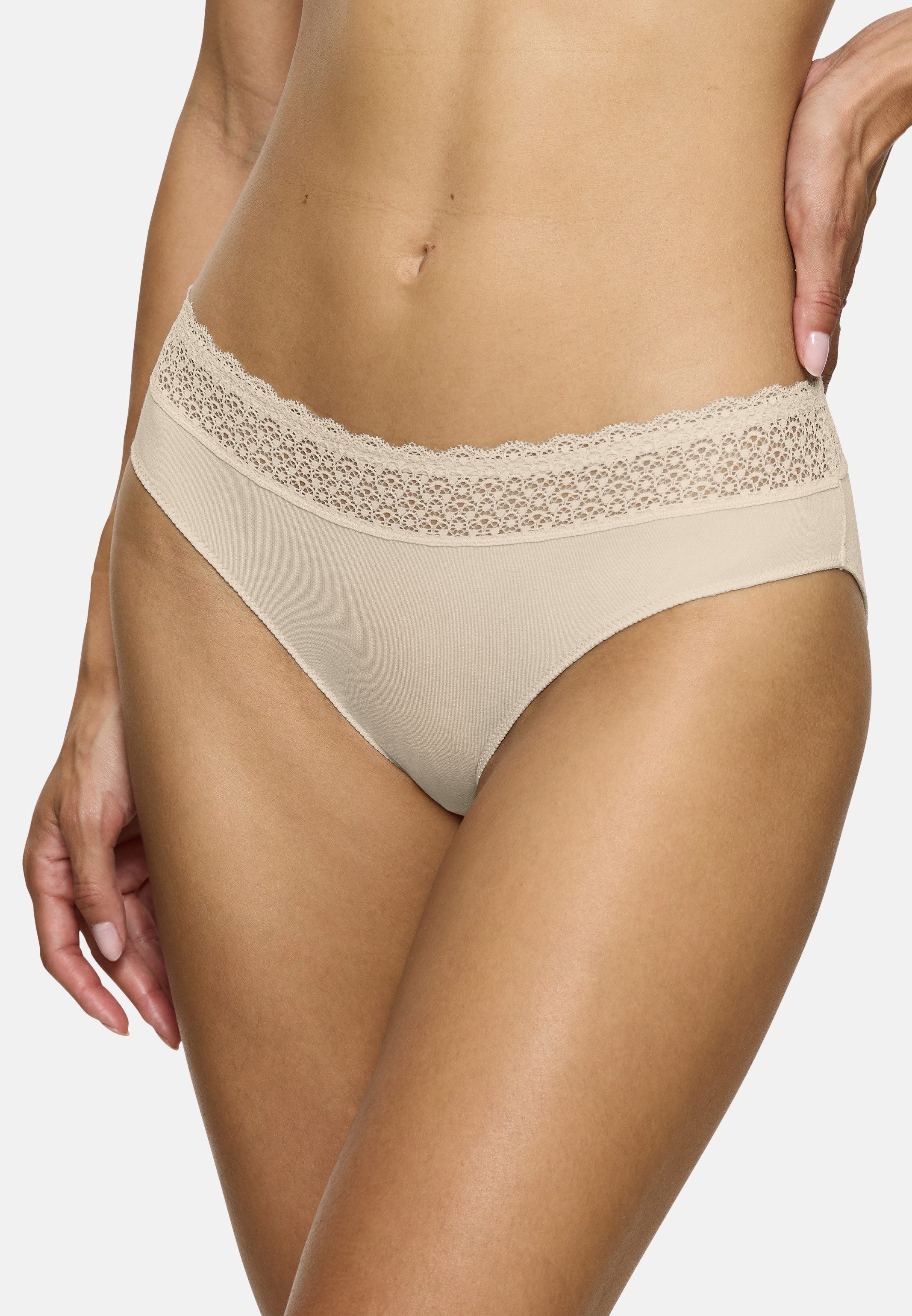 Triumph Tai-Slip 6er Pack Feel of Modal (Spar-Set, 6-St) Tai Slip - Atmungsaktiv - Eleganter Spitzenbund am Taillenrand