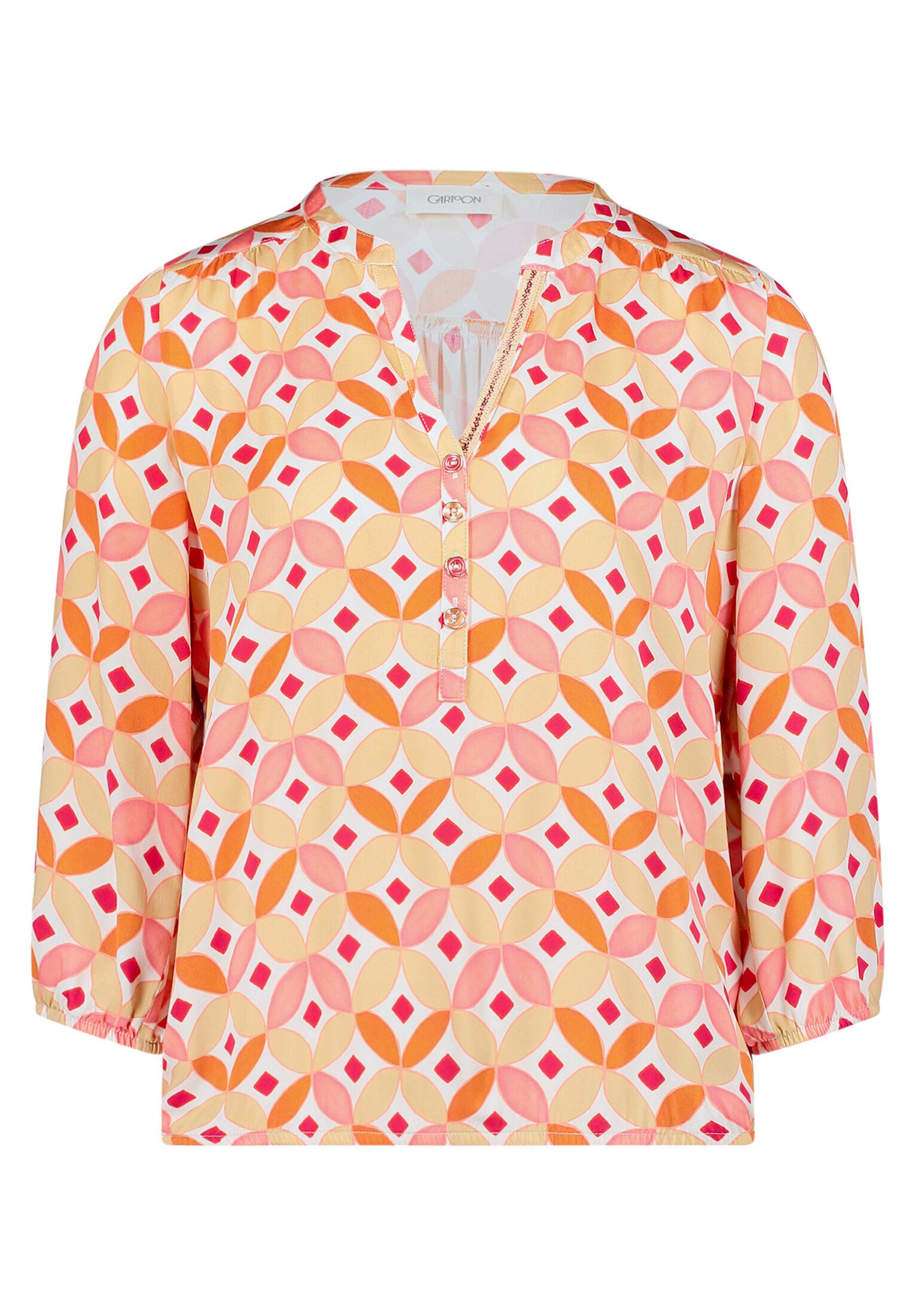 Cartoon Schlupfbluse Damen mit Muster