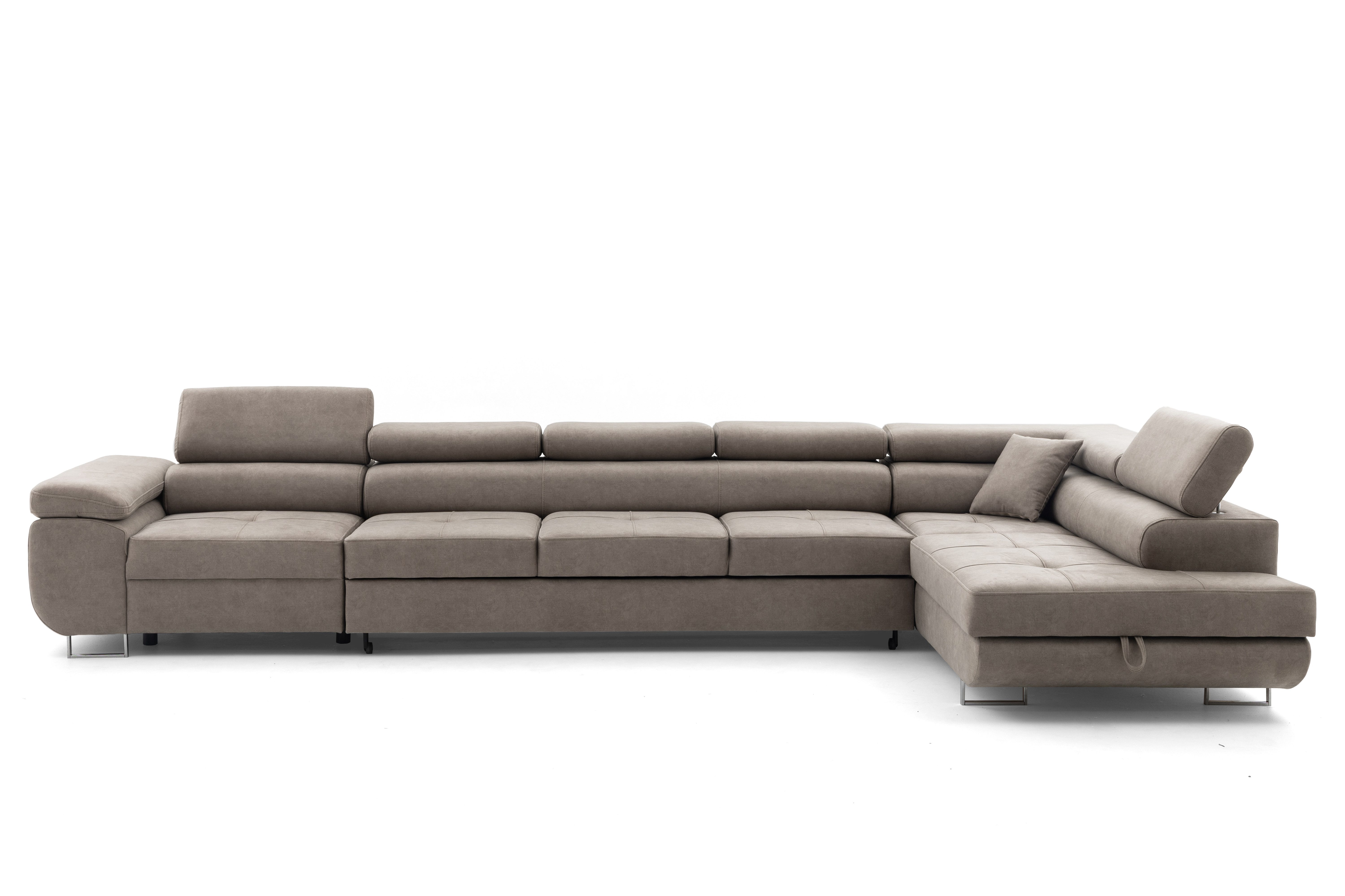 NEXT COLLECTION Ecksofa WILD XXL, mit Bettkasten, Hohe Metallfüße, verstell günstig online kaufen