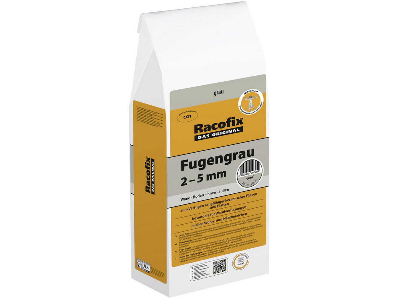 Thumbnail - Aco Fugenmörtel Racofix Fugengrau 2 - 5 mm grau 2 kg