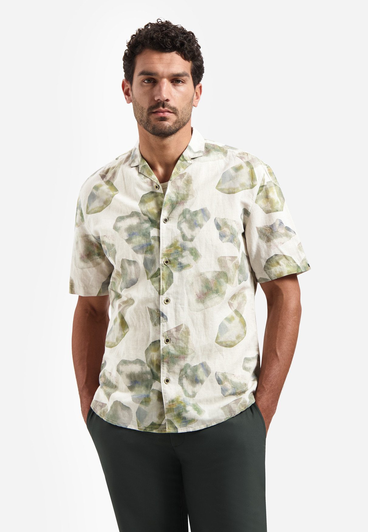 Kurzarmhemd Shirt Short Sleeve Allover Printed