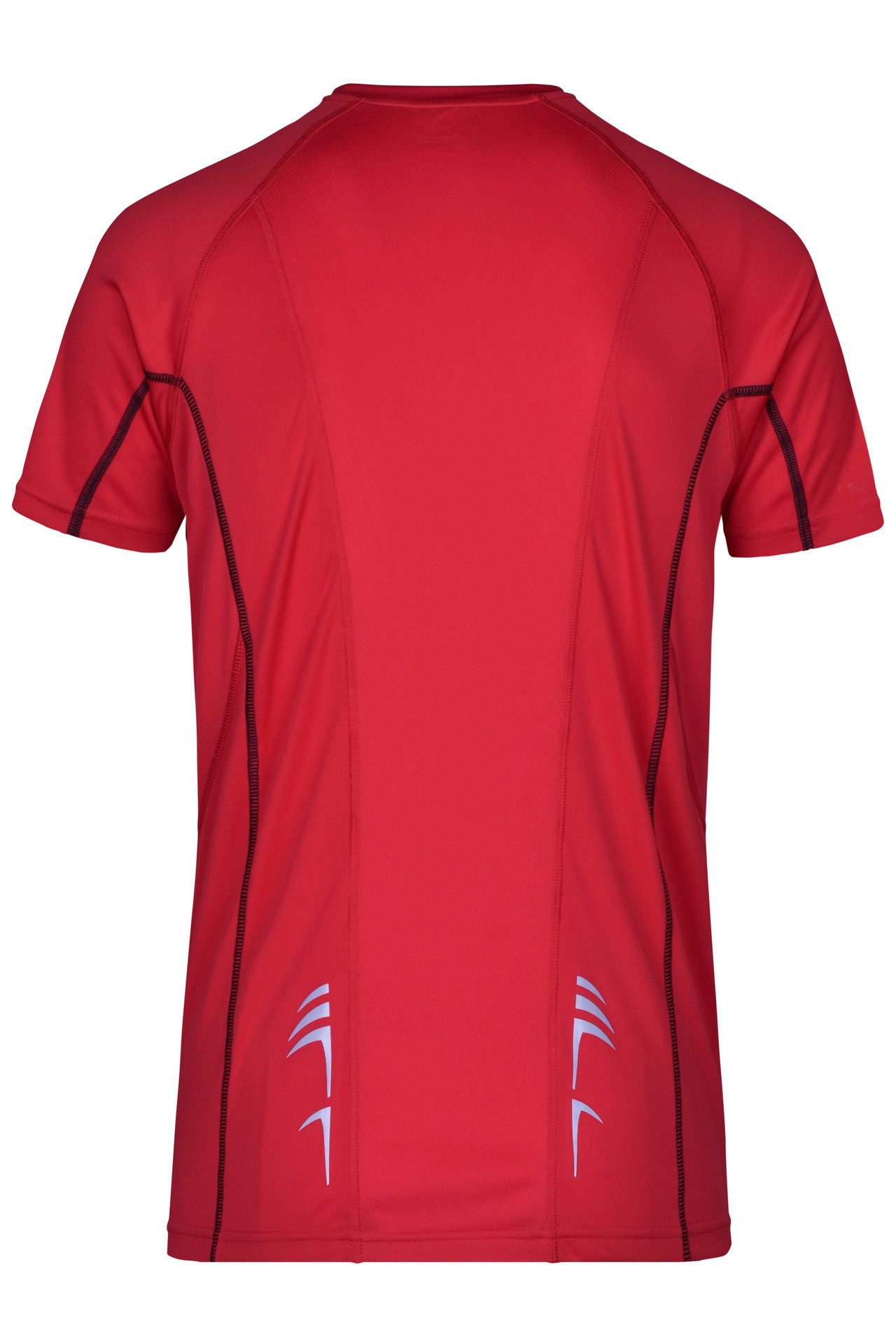 James & Nicholson Laufshirt Doppelpack Herren Sportshirt modische reflektierende Details JN421 (Doppelpack, 2 Stück) Feuchtigkeitsregulierend, atmungsaktiv und schnell trocknend
