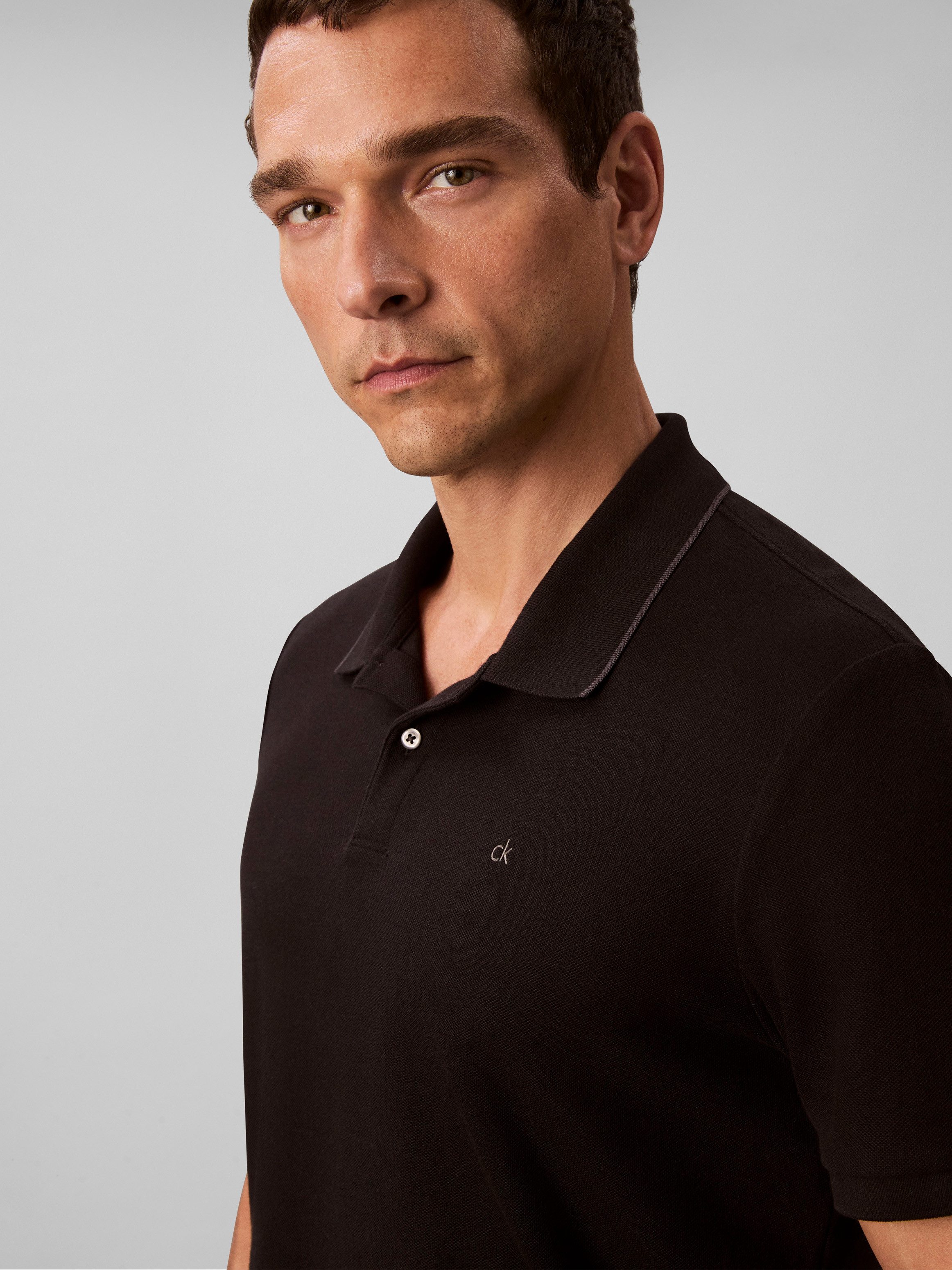 Calvin Klein Jeans Poloshirt SS RFND PQ TPPD CLSS Mit Rundhalsausschnitt – Bild 4 von 5