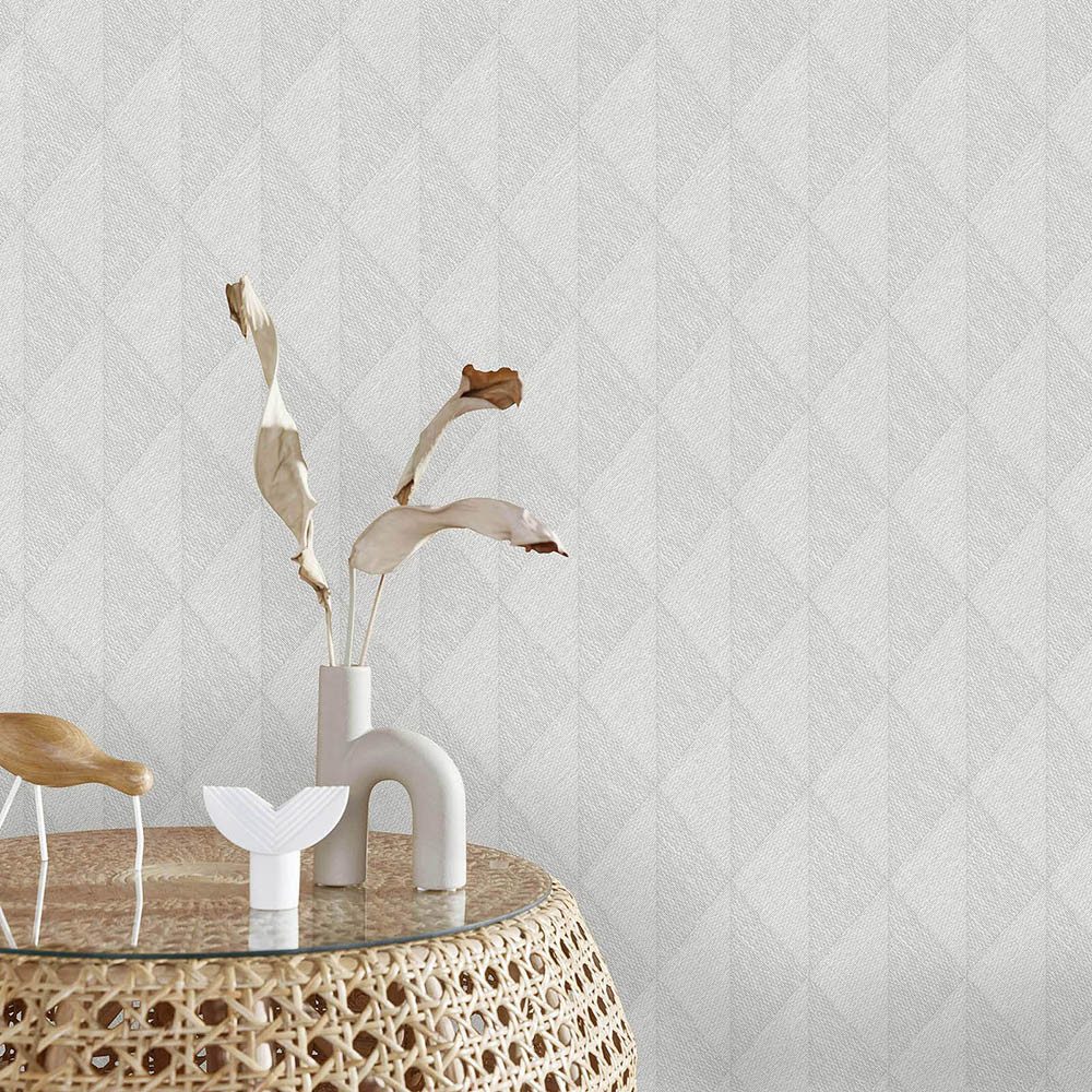 Erismann Vliestapete Texil Optik Grafik Grau 10524-31 Guido Maria Kretschmer