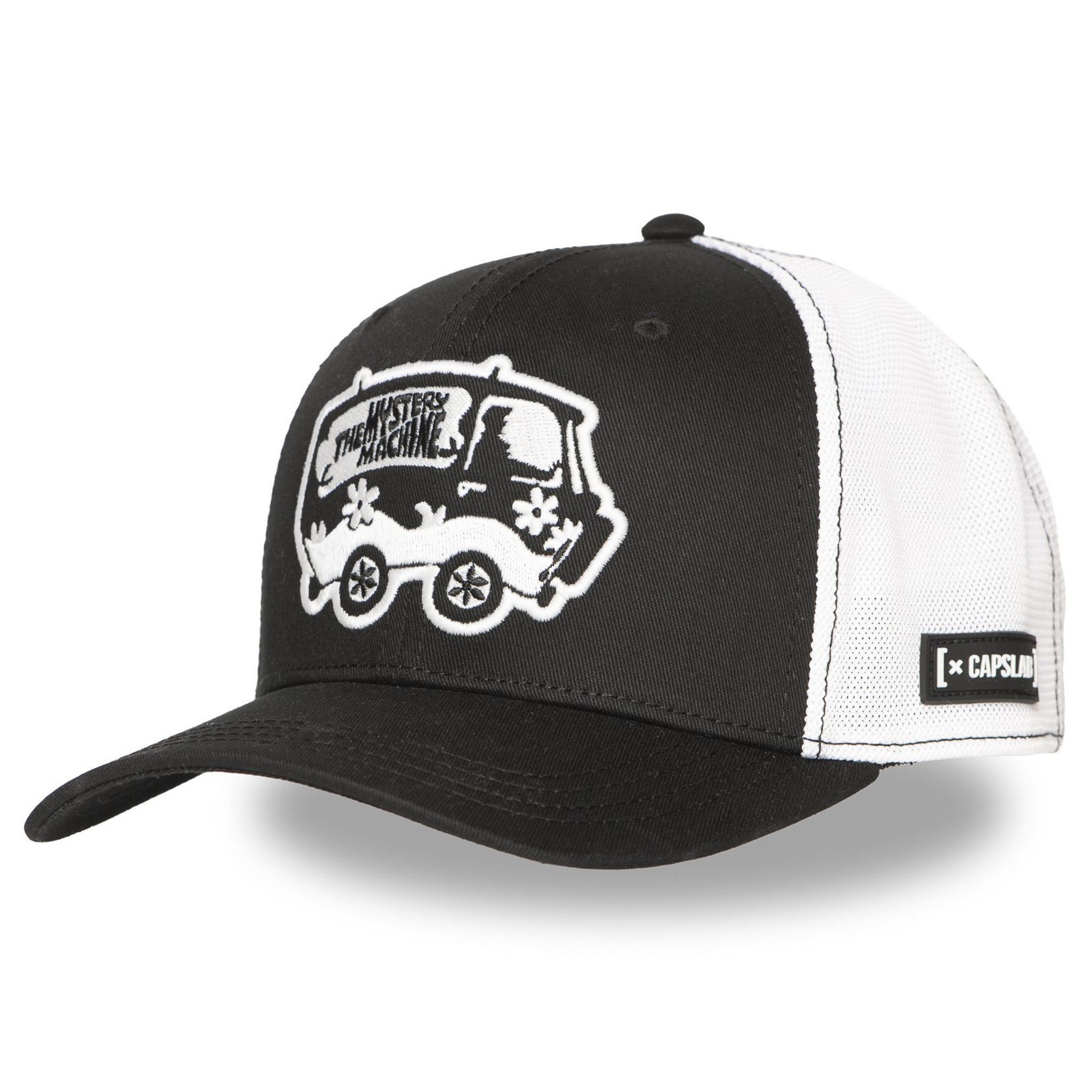 Trucker Cap CAPSLAB Trucker Cap - PREMIUM SCOOBYDOO VAN GLOW Black/White