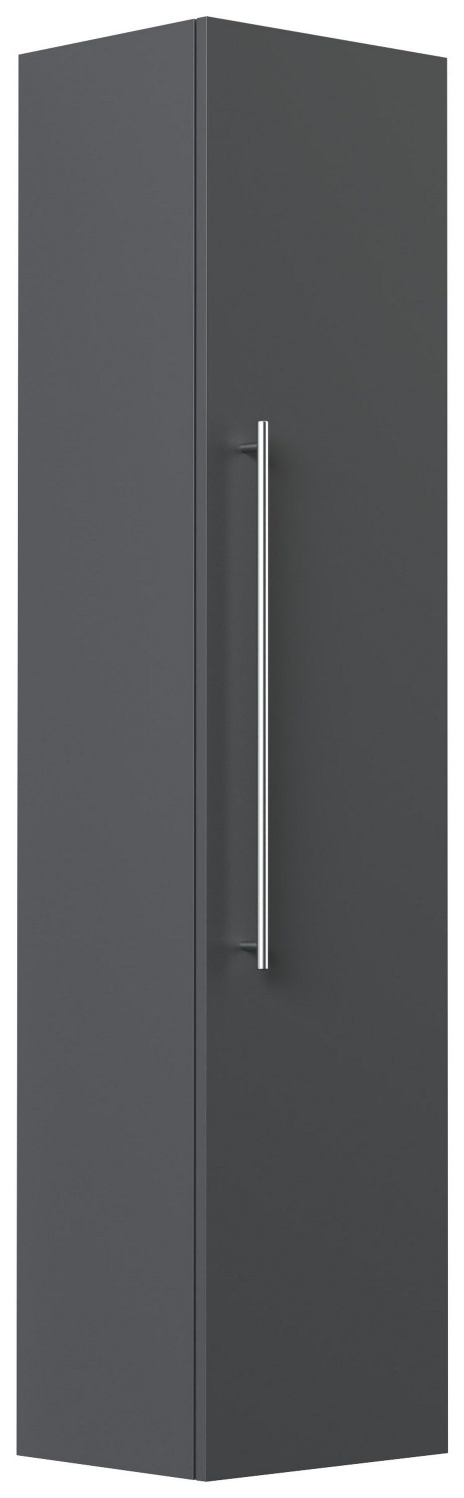 Posseik Hochschrank Badezimmer Hochschrank "Levana XXL" 150 cm Grafit