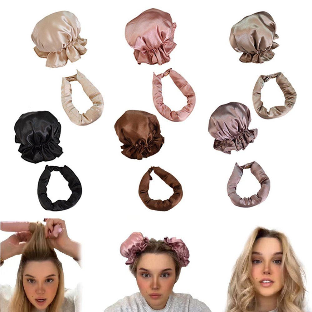 Lockenwickler Locken Ohne Hitze,Lockenwickler über Nacht,DIY Styling