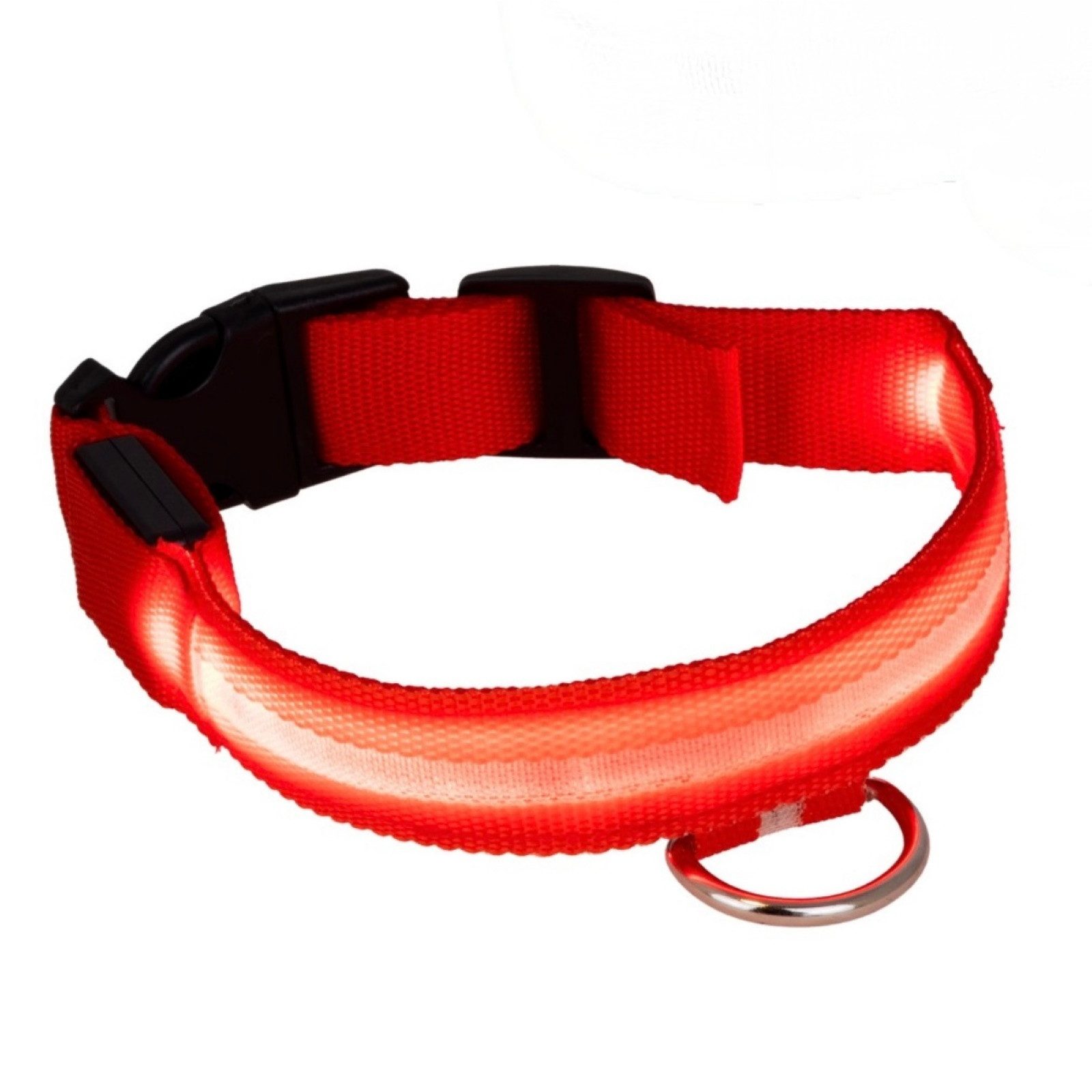 HAC24 Leuchthalsband LED Hunde Halsband USB Leuchtendes Hundehalsband mit Akku, PP, wiederaufladbar, verstellbar