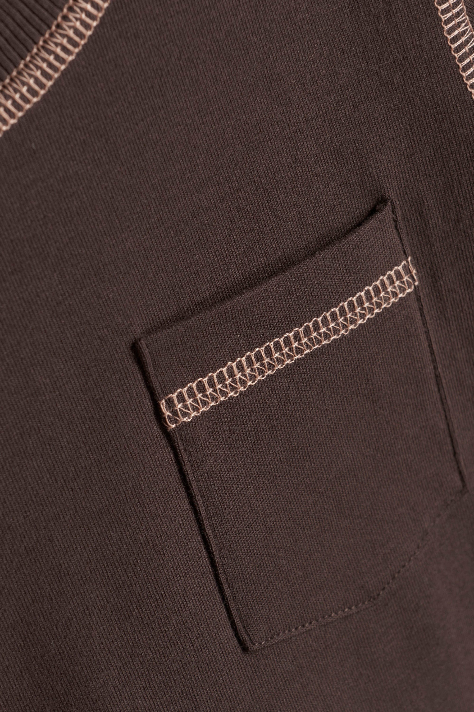 EN FANT Langarmshirt ENTshirt Langarmshirt mit Kontrastnähten