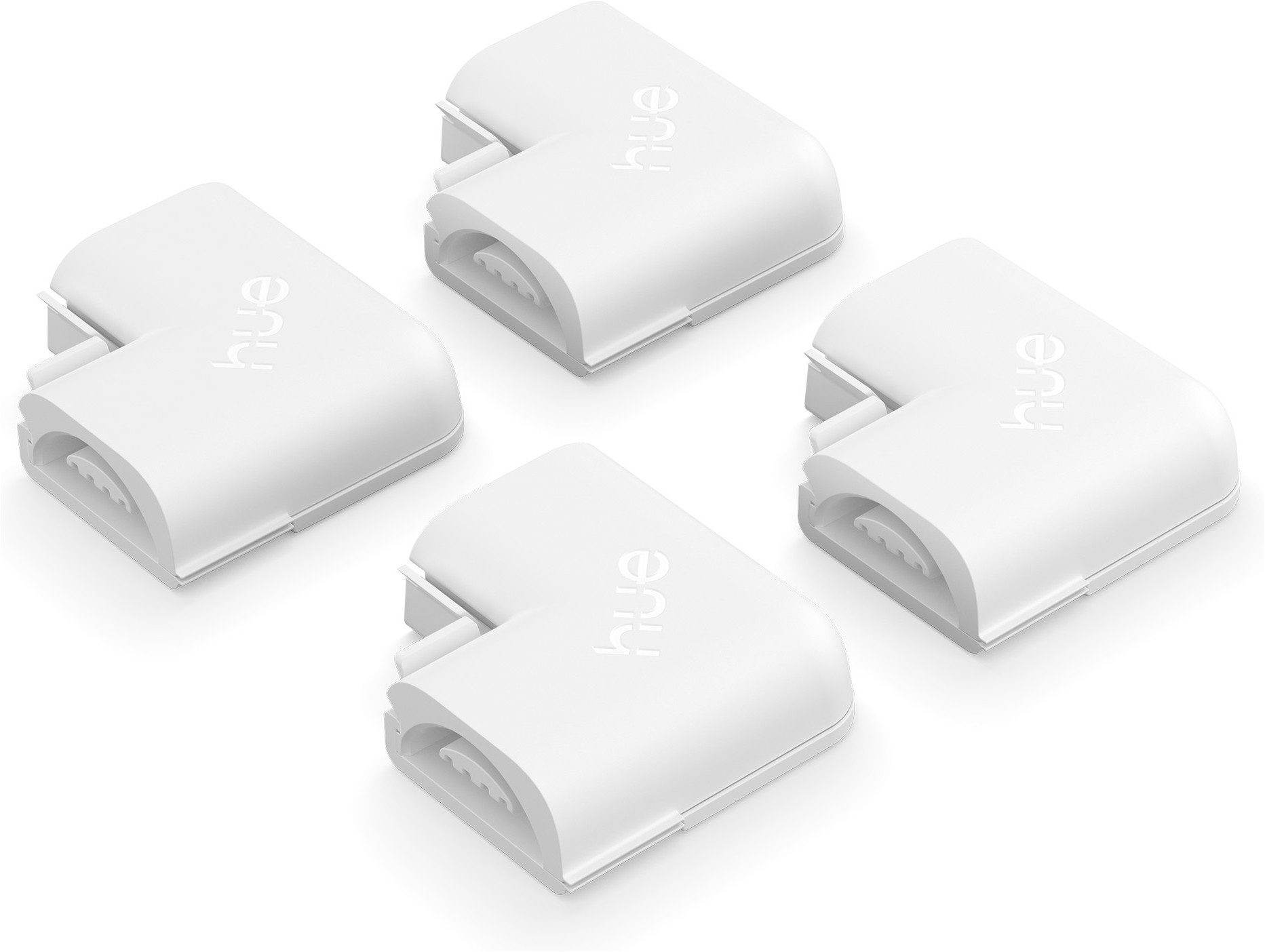 Philips Hue Kabelverbinder-Sortiment Flux Gradient LED-Streifen Zubehör, Eckverbinder, Set, 4-tlg., 4x Philips Hue Flux Gradient Lightstrip Zubehör, Eckverbinder