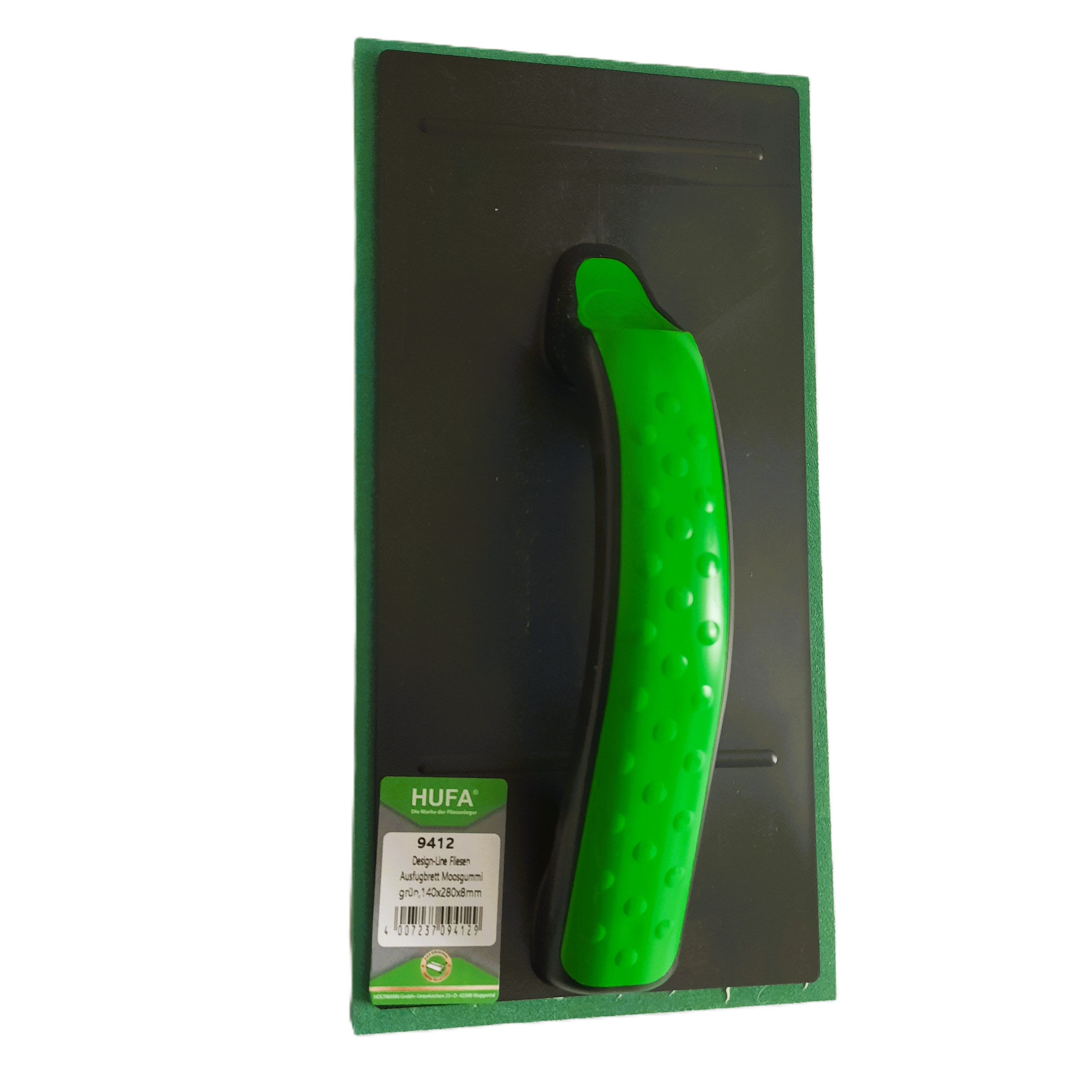 Hufa Fugenkelle Hufa Fliesen Profi-Ausfugbrett Moosgummi grün 140 x 280mm