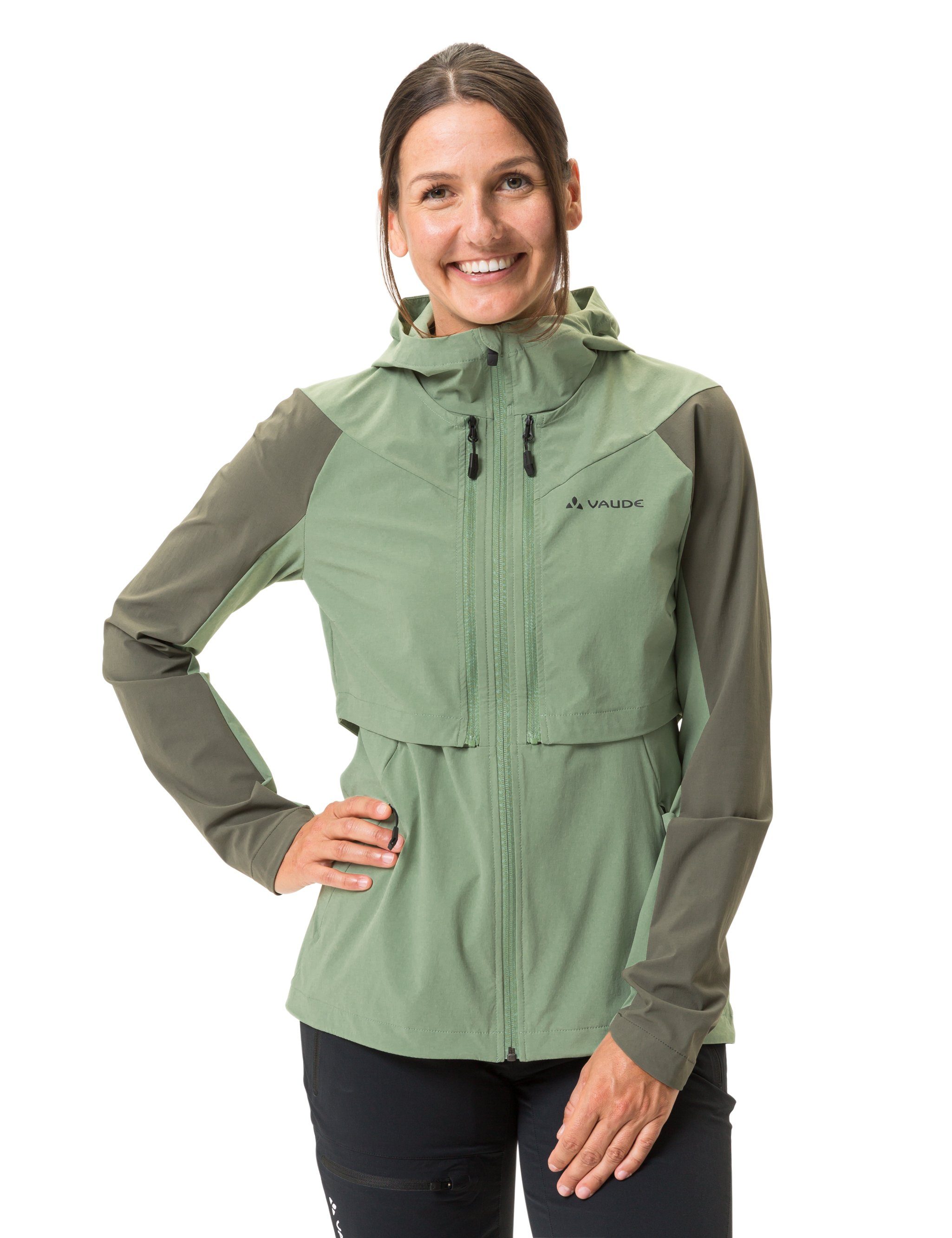 Women's green Klimaneutral VAUDE kompensiert ZO Outdoorjacke Moab (1-St) willow Jacket