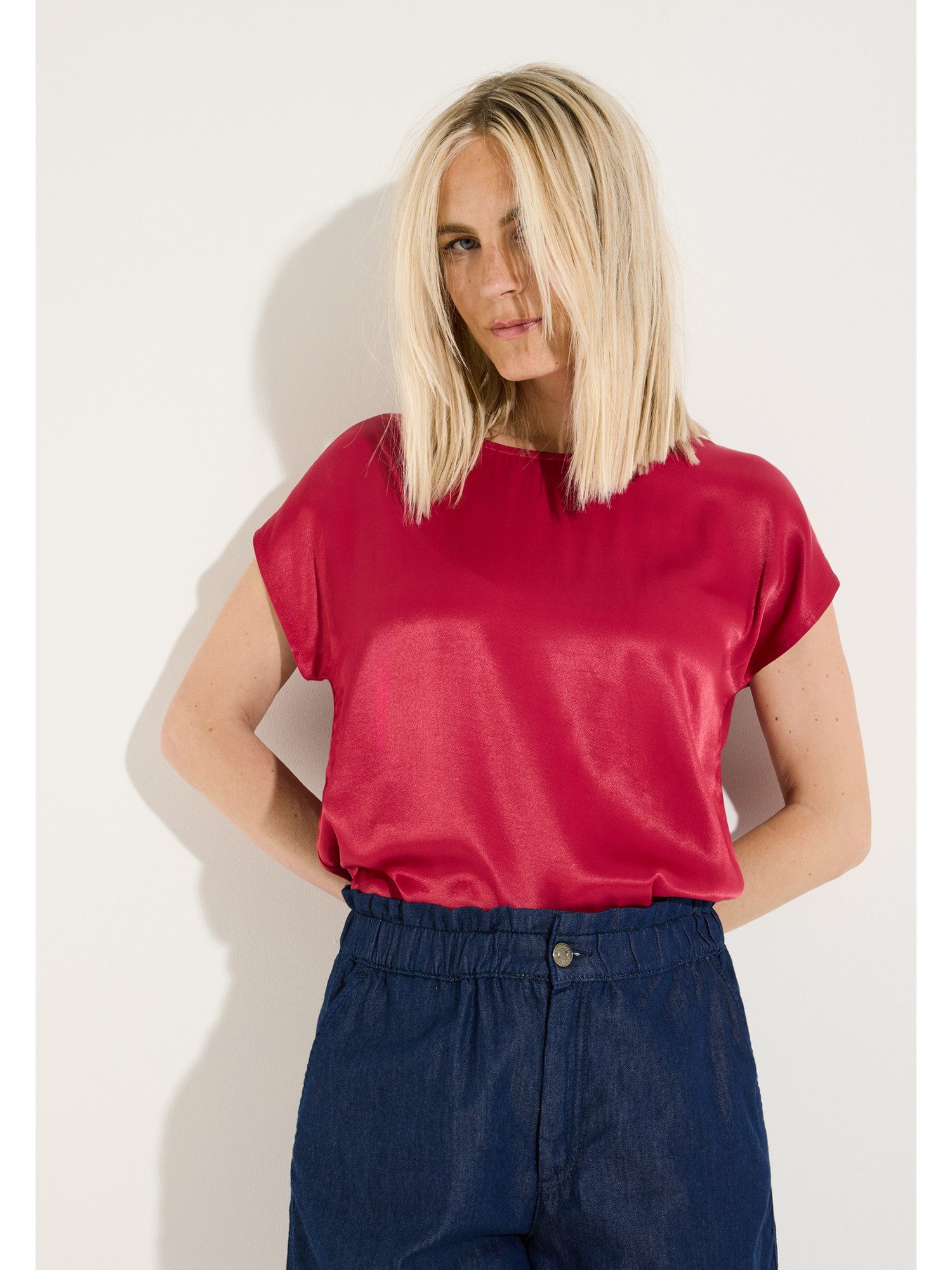 Klassische Bluse vielseitig kombinierbares Blusenshirt