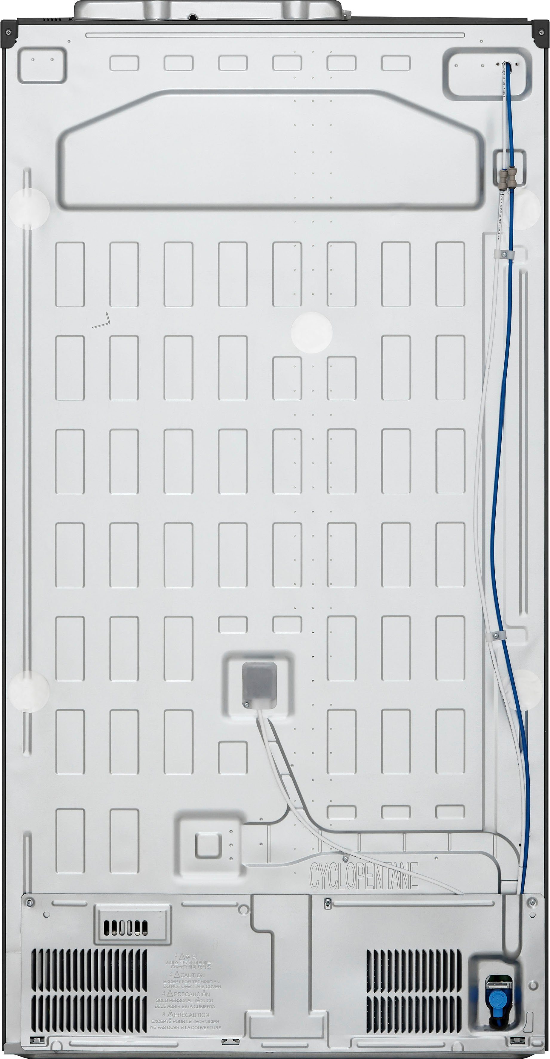 LG Side-by-Side L-Serie GSLV91MCAC, inklusive hoch, 179 4 Garantie breit, mattschwarz Jahre 91,3 cm cm