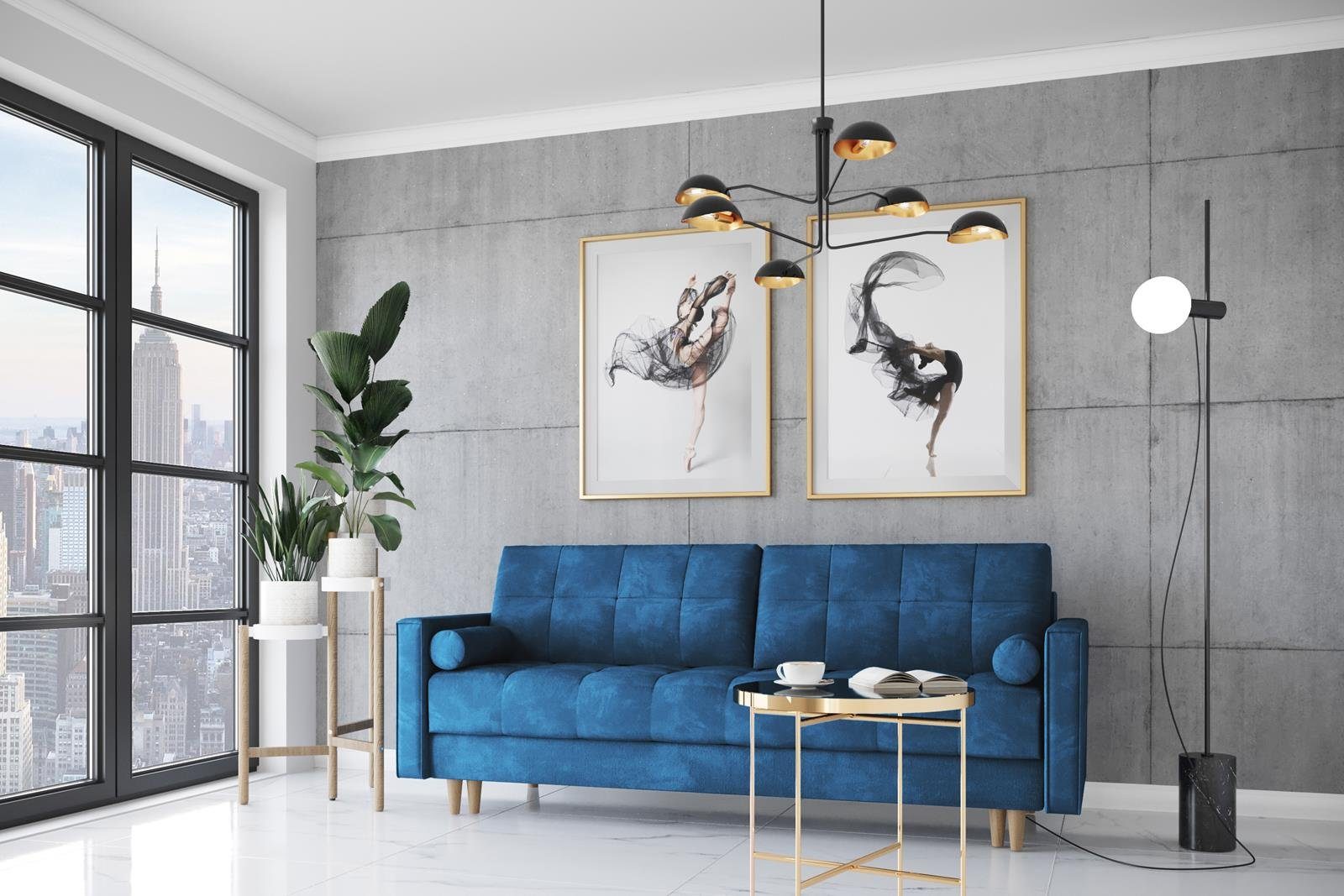 Beautysofa Schlafsofa Randvi, Couch im skandinavisches günstig online kaufen