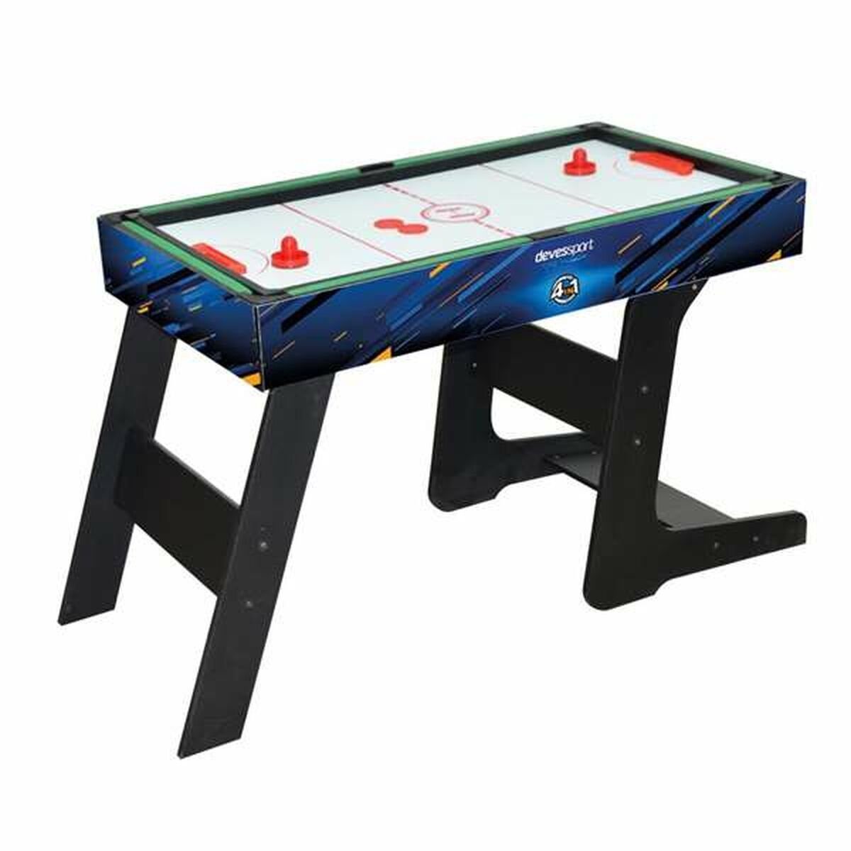 Bigbuy Tischfußballspiel Multispiel-Tisch Biegsam 4 in 1 Holz MDF 115,5x63x16,8 cm