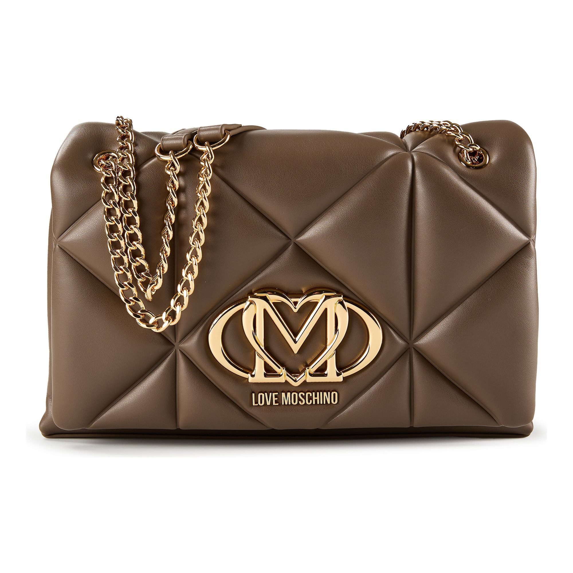 LOVE MOSCHINO Umhängetasche Embossed Q, Polyurethan