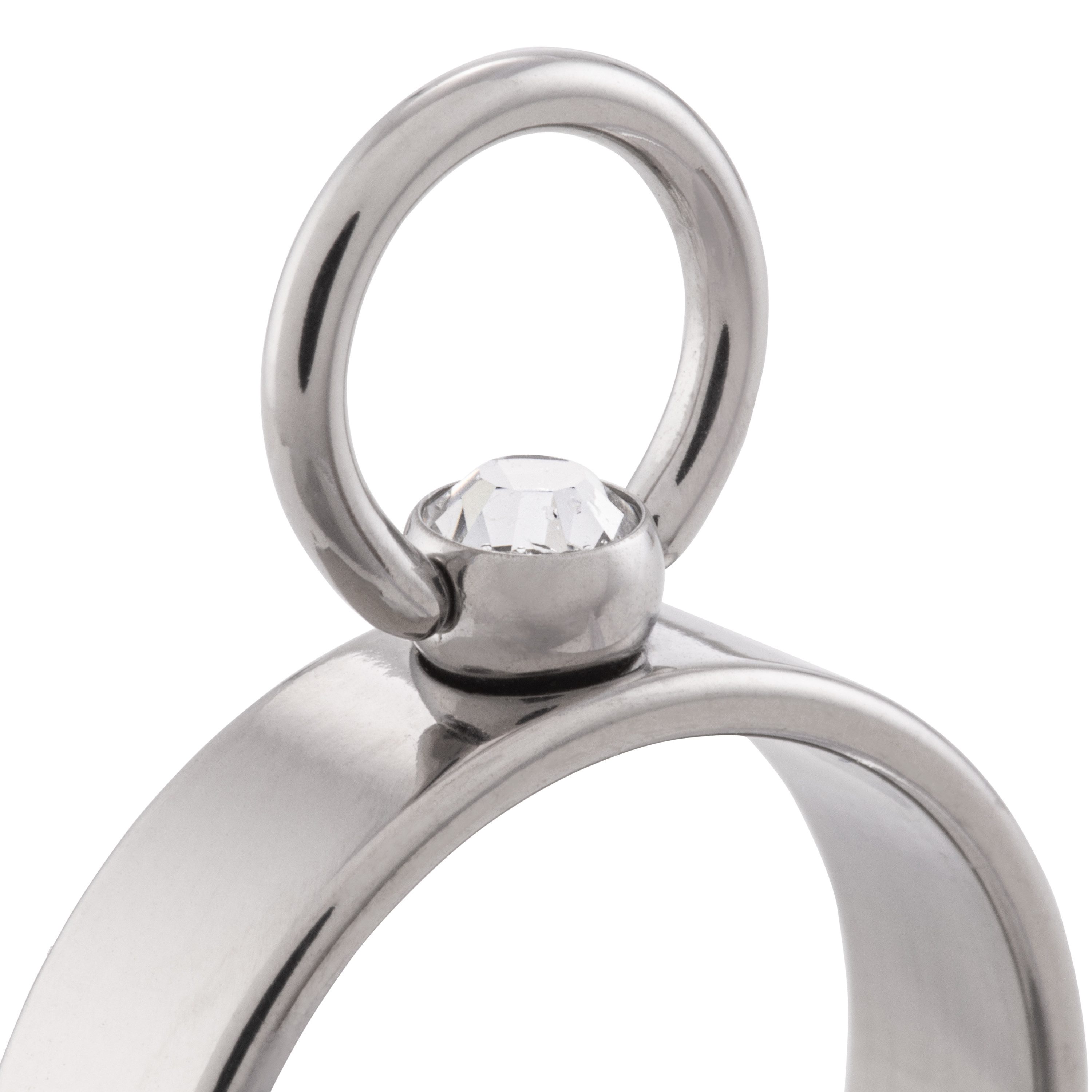 meditoys Fingerring meditoys - 'Ring der O' mit Original geschl. Kristall – Bild 3 von 5