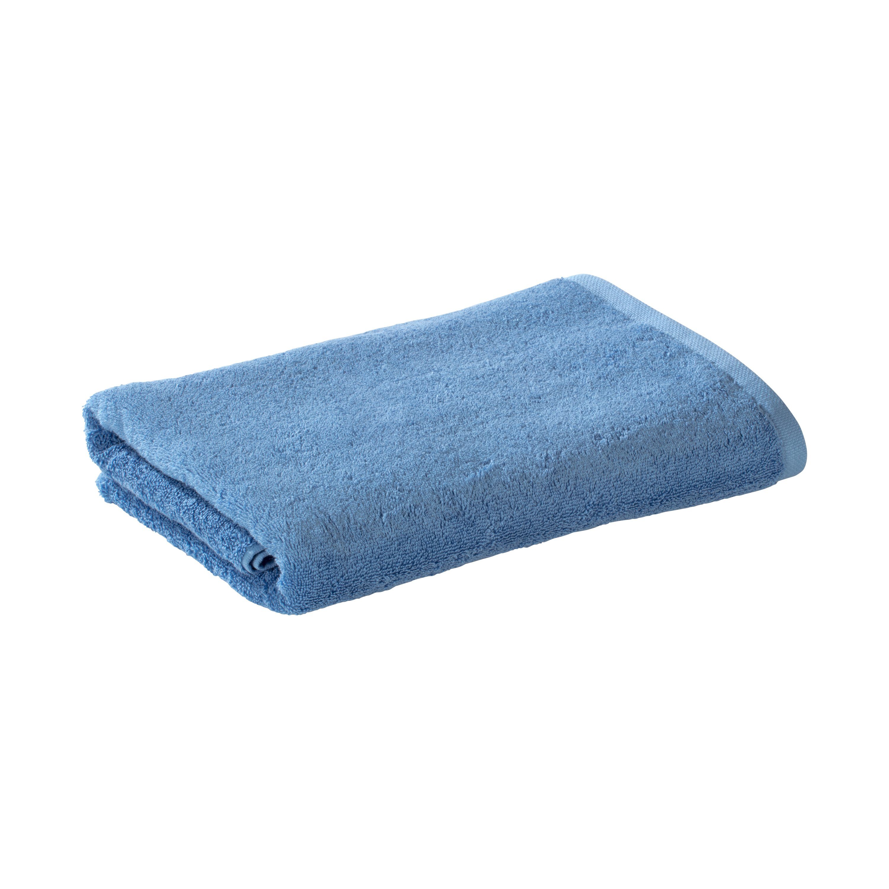 Bomlins Duschtuch Duschtücher aus 100% original ägyptische GIZA Baumwolle 650 g/m², Baumwolle, -> Spüren Sie die Qualität. Hellblau
