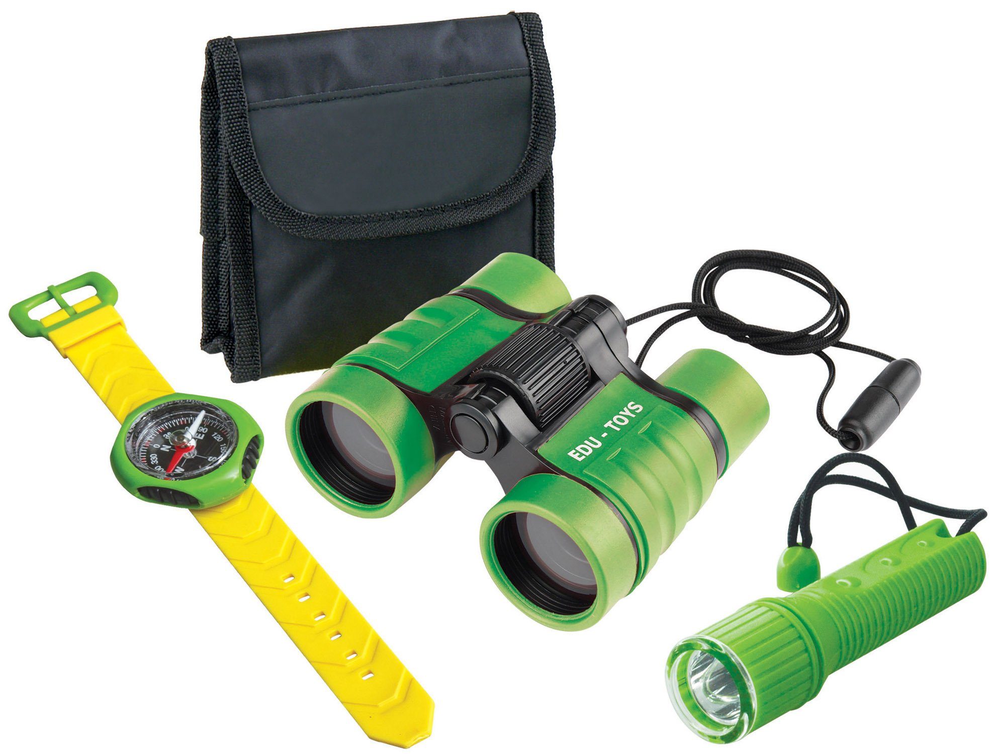 Edu-Toys Experimentierkasten 3in1 Survival Set für Kinder Naturforscher Set, (Geschenkset, 1-tlg., Outdoorset für Entdecker), Entdeckerpaket für die Natur