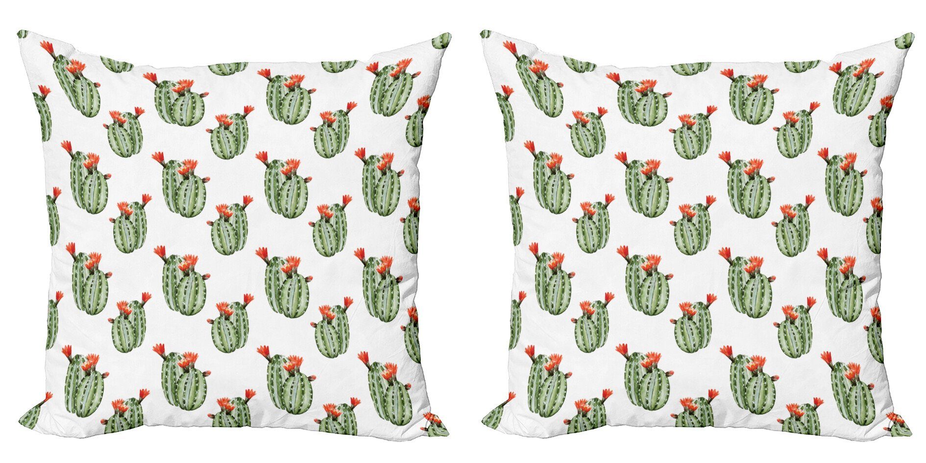 Kissenbezüge Modern Accent Doppelseitiger Abakuhaus Mexikaner (2 Wüste Digitaldruck, Kaktus-Anlage Stück)