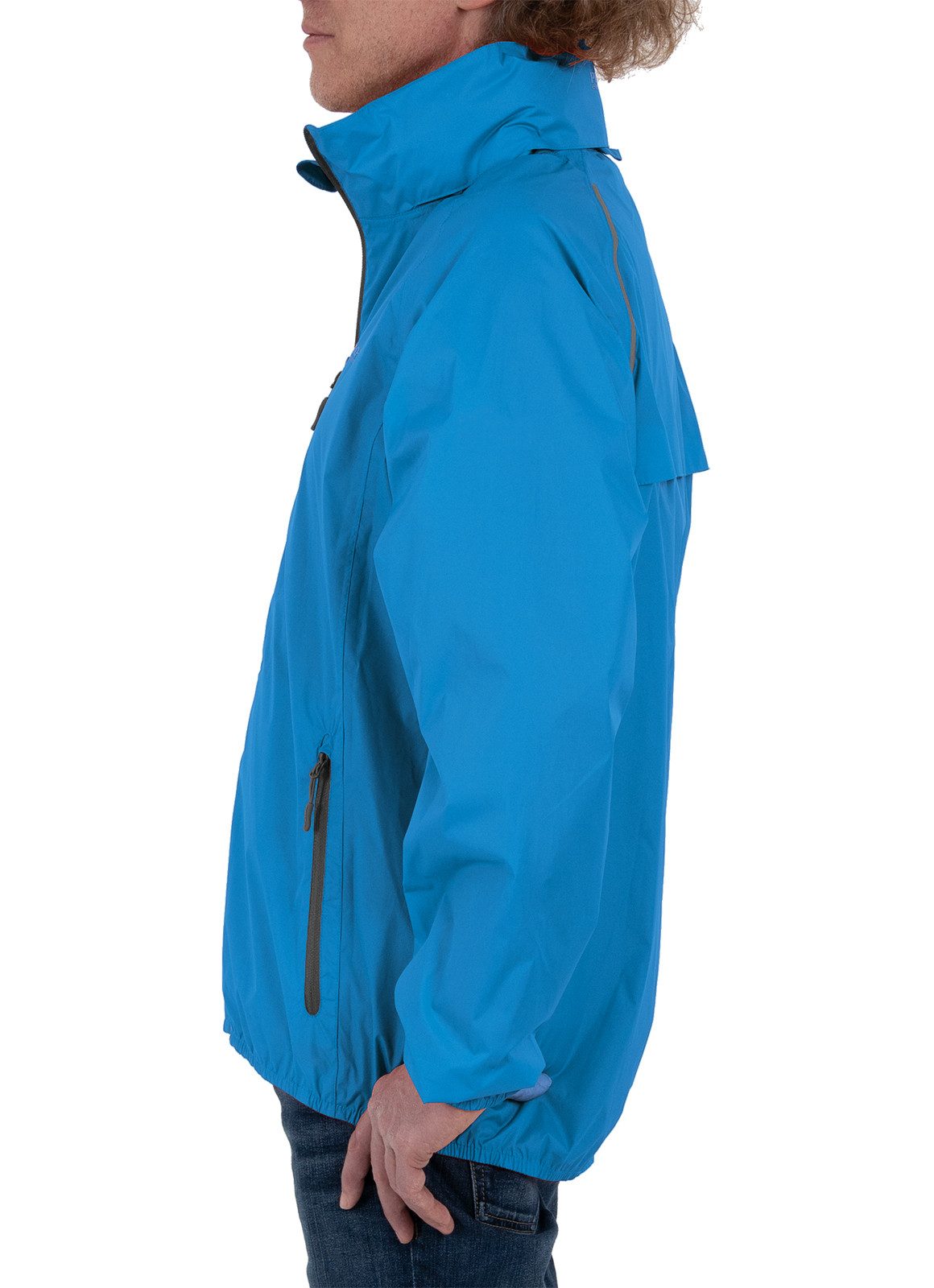 PRO-X ELEMENTS Regenjacke PACKable Verlängerter Rücken