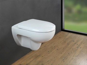 WENKO WC-Sitz Exclusive Nr. 2 (1-St), aus Duroplast, mit Absenkautomatik
