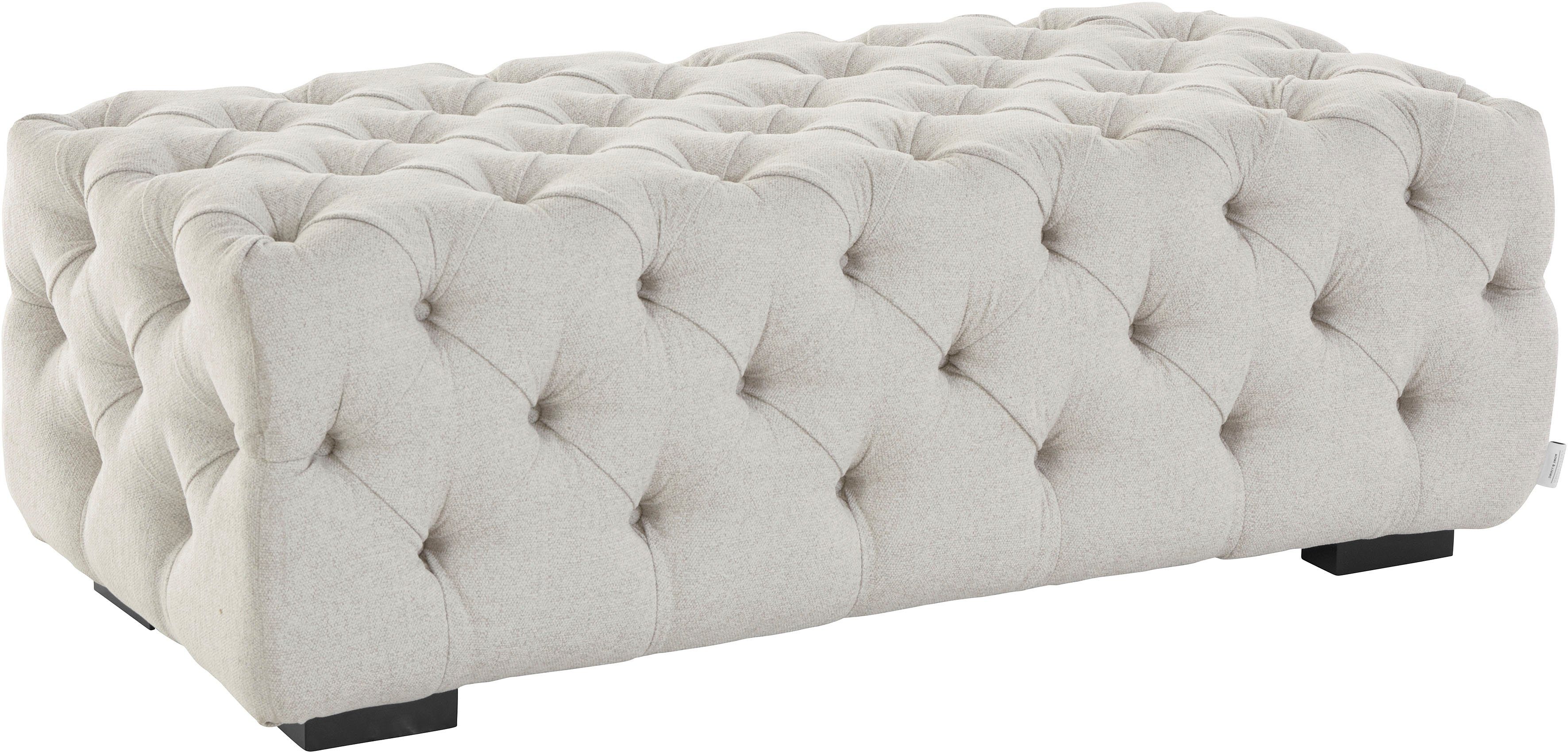 Home affaire Polsterhocker Kalina, mit klassischer Chesterfield-Knopfheftung. € 449,99