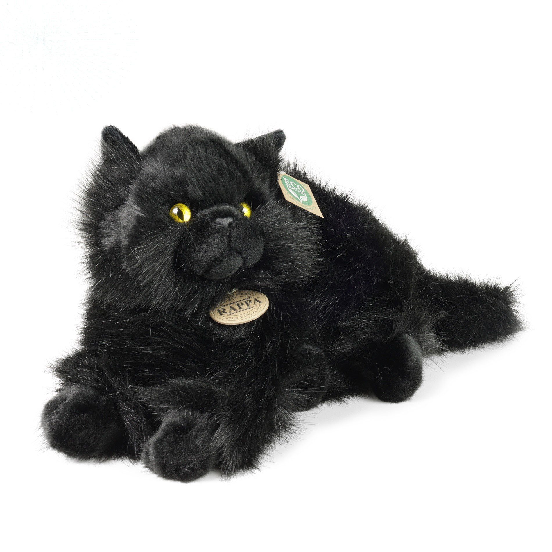 Teddys Rothenburg Kuscheltier »Katze Perserkatze 30 cm liegend schwarz  Plüschkatze«