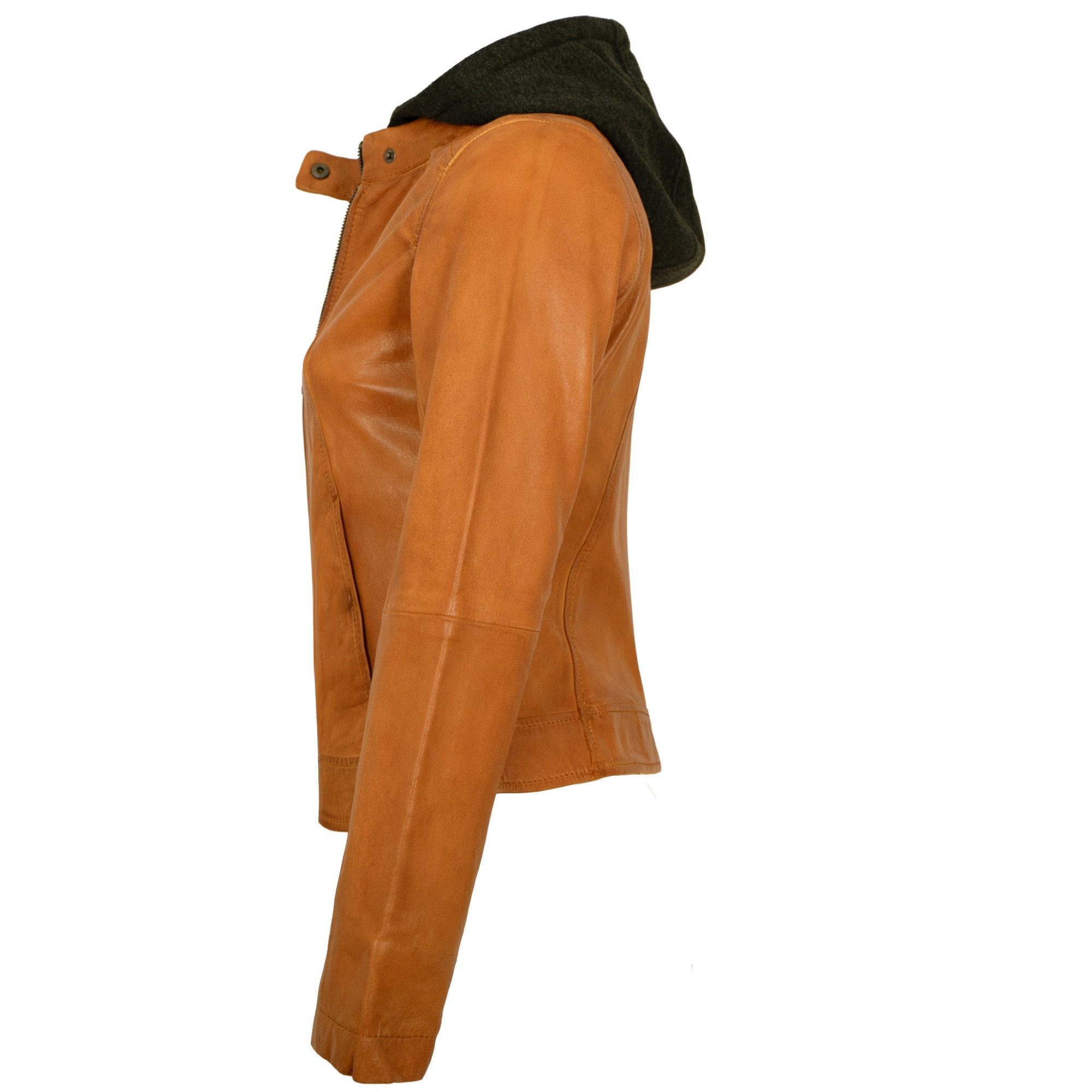 Jilani Lederjacke Ashley Jilani Collection - Damen Lederjacke Lammnappa Kap günstig online kaufen