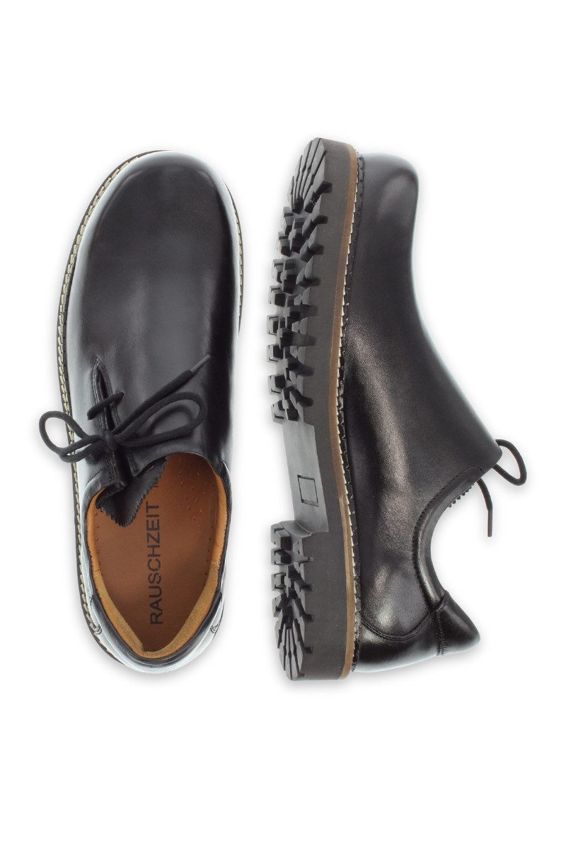 XAVER LUIS Schuhmanufaktur Haferlschuhe - JOSEF - schwarz Haferlschuh