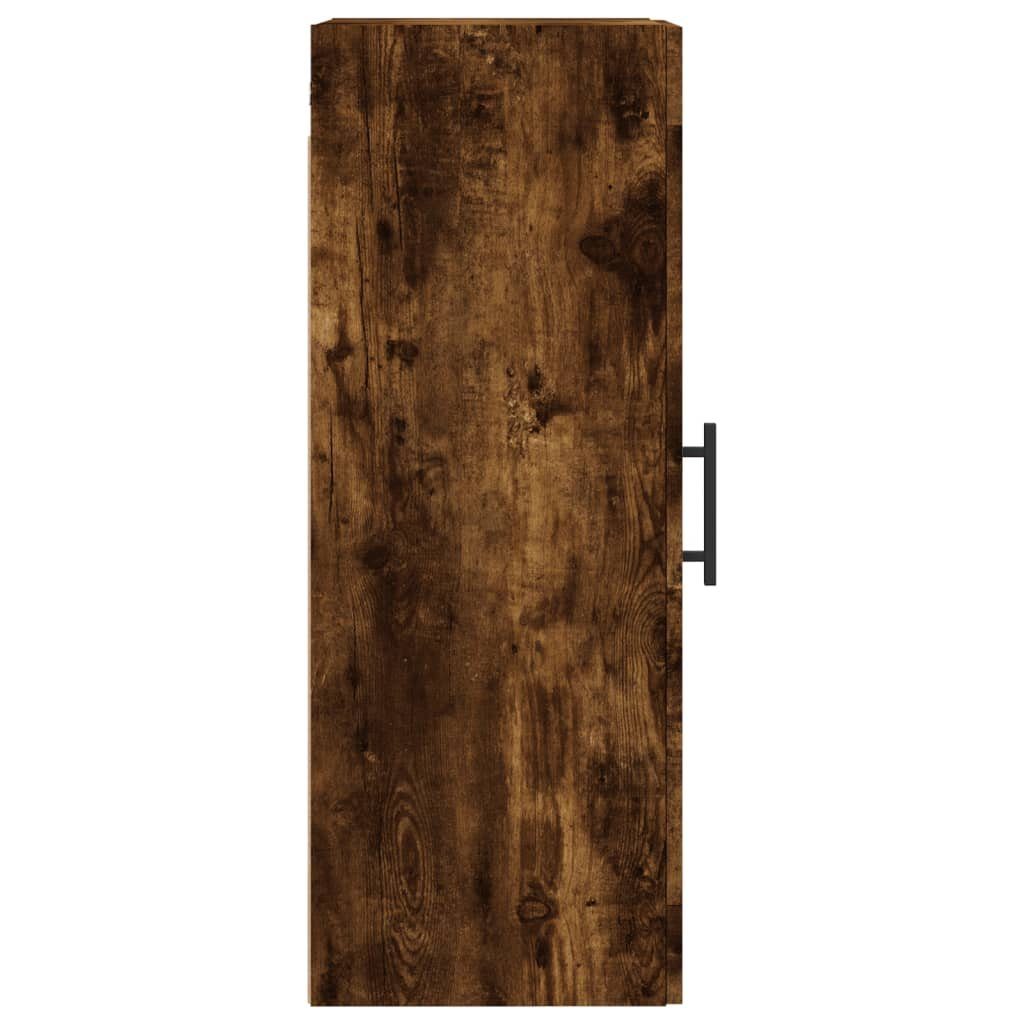 34,5x34x90 Räuchereiche Holzwerkstoff St) vidaXL cm Sideboard (1 Wandschrank