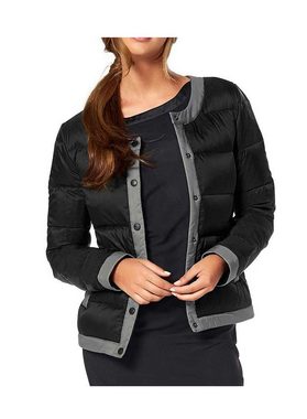 Buffalo Steppjacke Buffalo Damen Marken-Daunen-Steppjacke, schwarz-grau