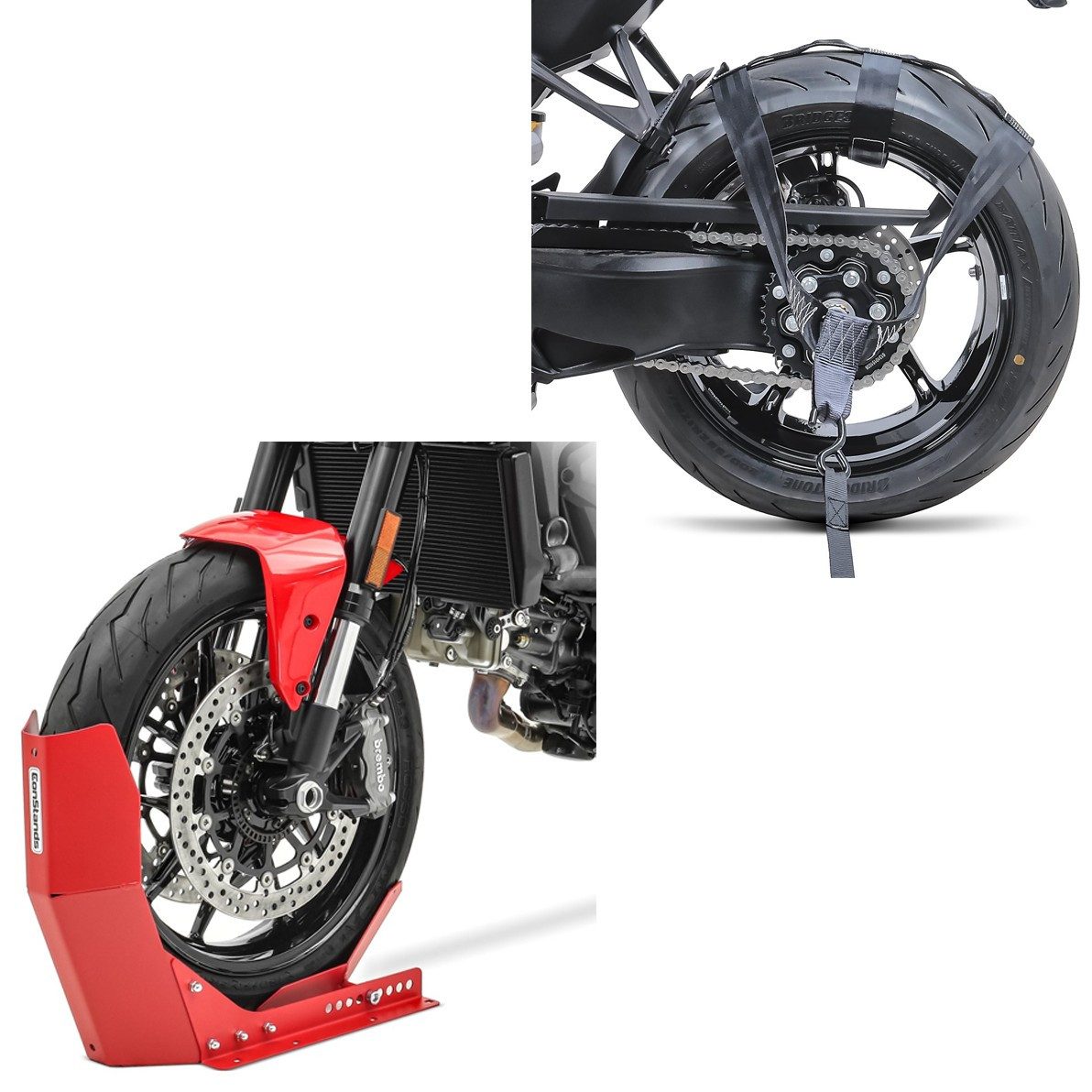 ConStands Schraube Set Transportständer Easy-Fix + Spanngurt S15
