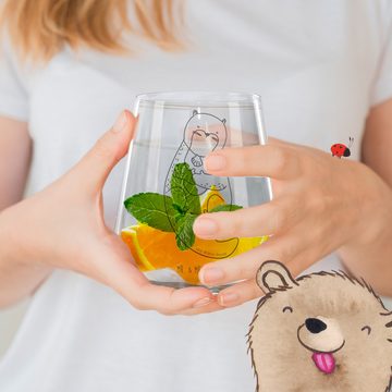 Mr. & Mrs. Panda Cocktailglas Otter Muschel - Transparent - Geschenk, Fischotter, Seeotter, Otterli, Premium Glas, Personalisierbar