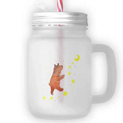 Mr. & Mrs. Panda Cocktailglas Bär Träume - Transparent - Geschenk, Henkelglas, Sommerparty Einricht, Premium Glas, Traditionelles Design