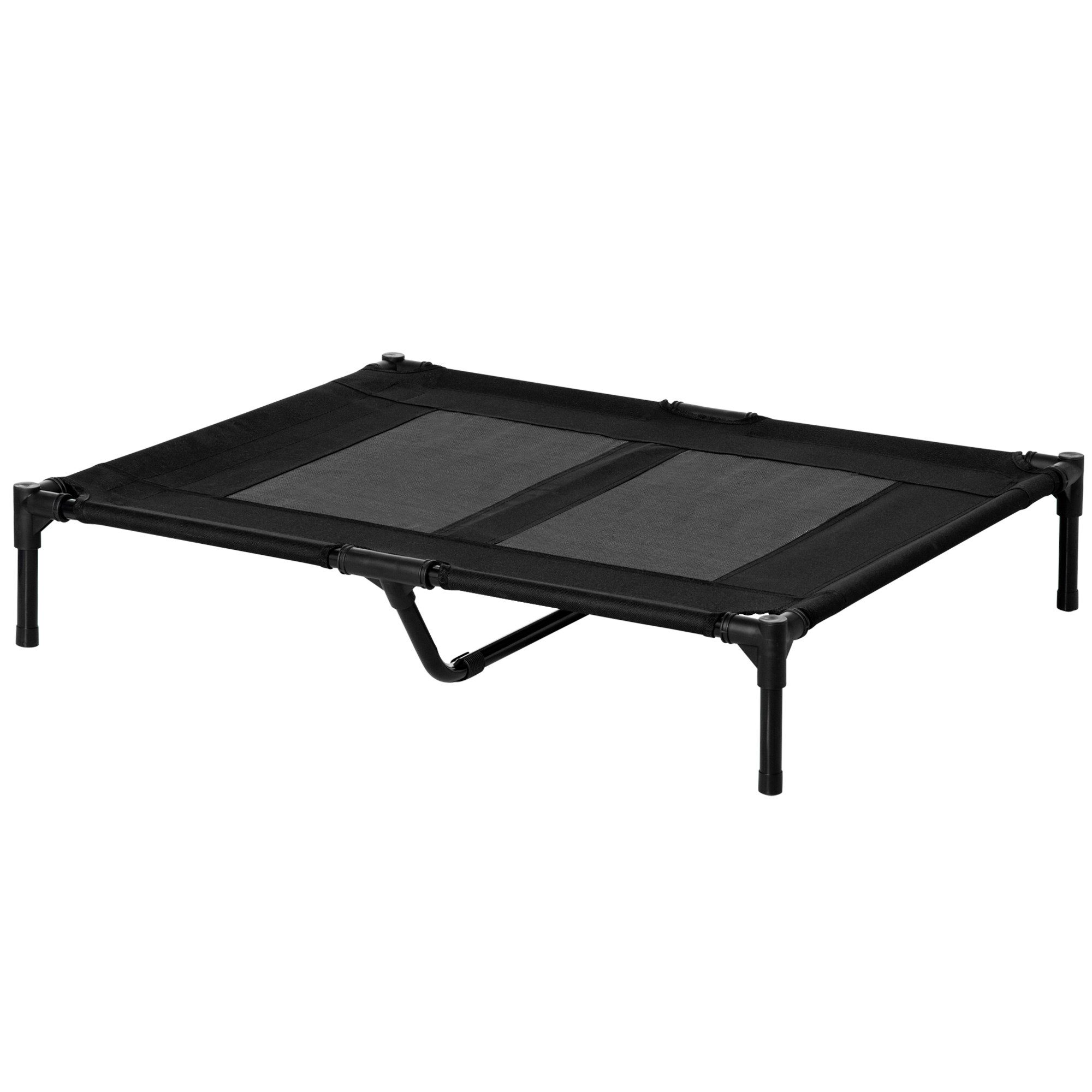 Thumbnail - autolock Tierkissen Hundeliege Erhöhtes Outdoor Hundebett & Hundesofa, Oxford Schwarz 92x76x18cm Tragkraft: 30 kg