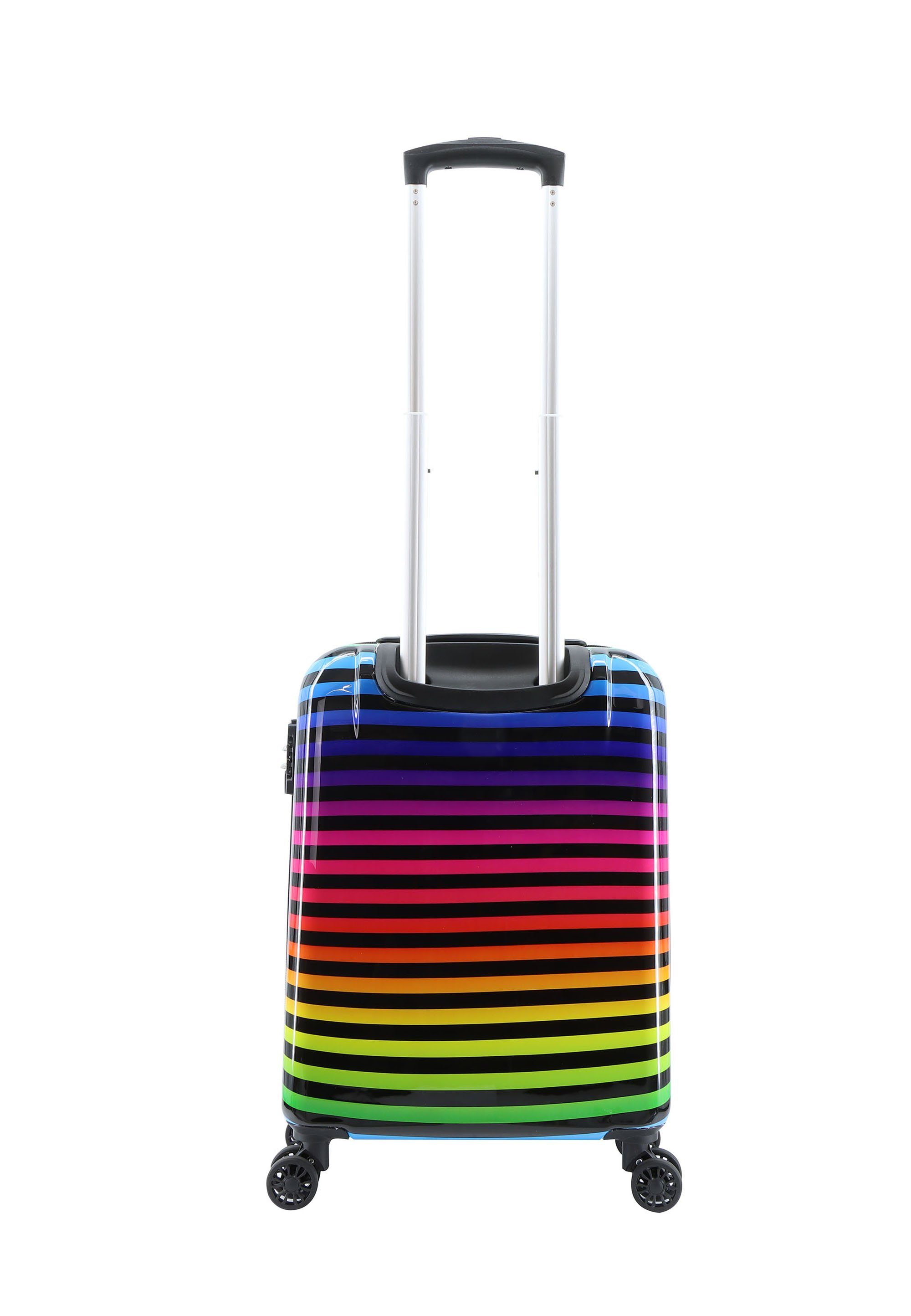 Saxoline® Koffer aus Strip, Color Polycarbonat-Material