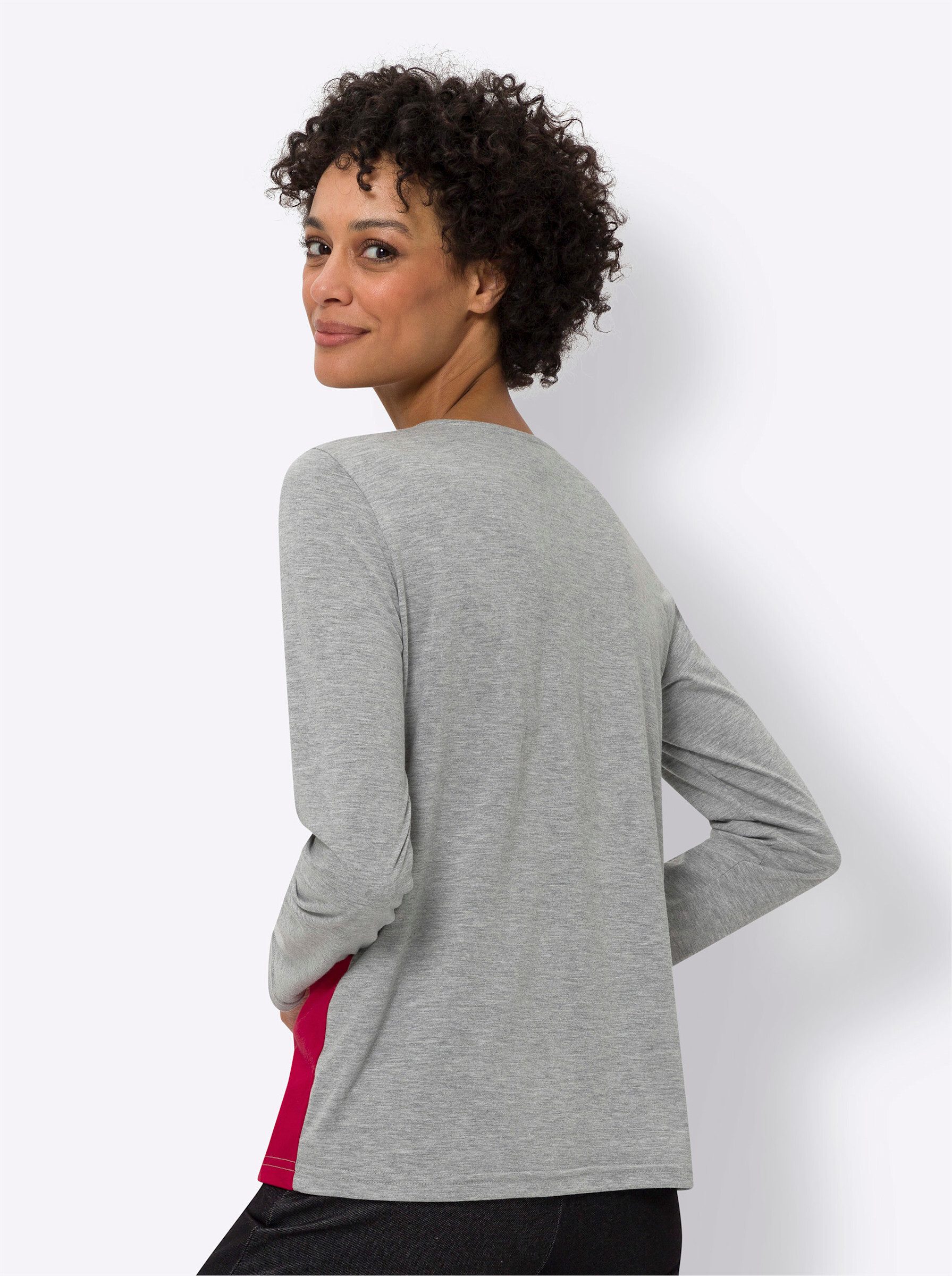 Sieh an! T-Shirt Langarmshirt . günstig online kaufen