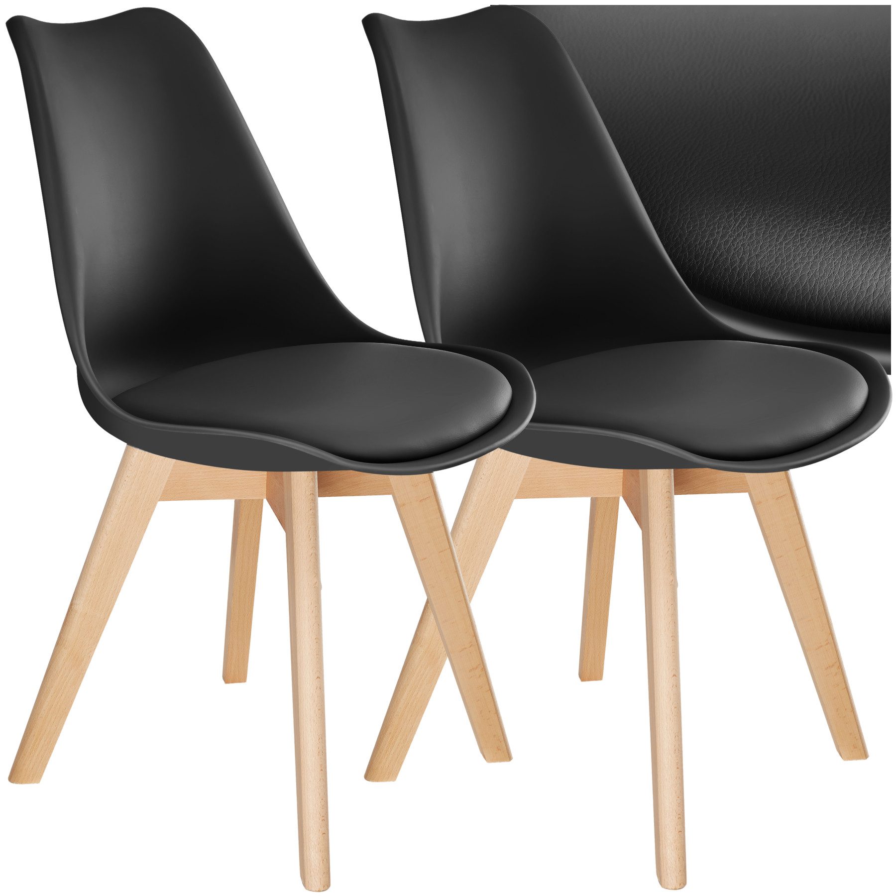 tectake Esszimmerstuhl Set Esszimmerstuhl (Set, 2 günstig online kaufen
